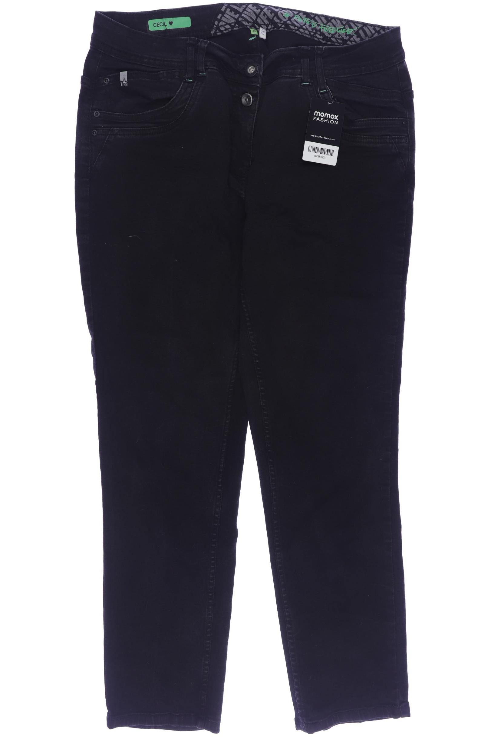 

Cecil Damen Jeans, schwarz, Gr. 34