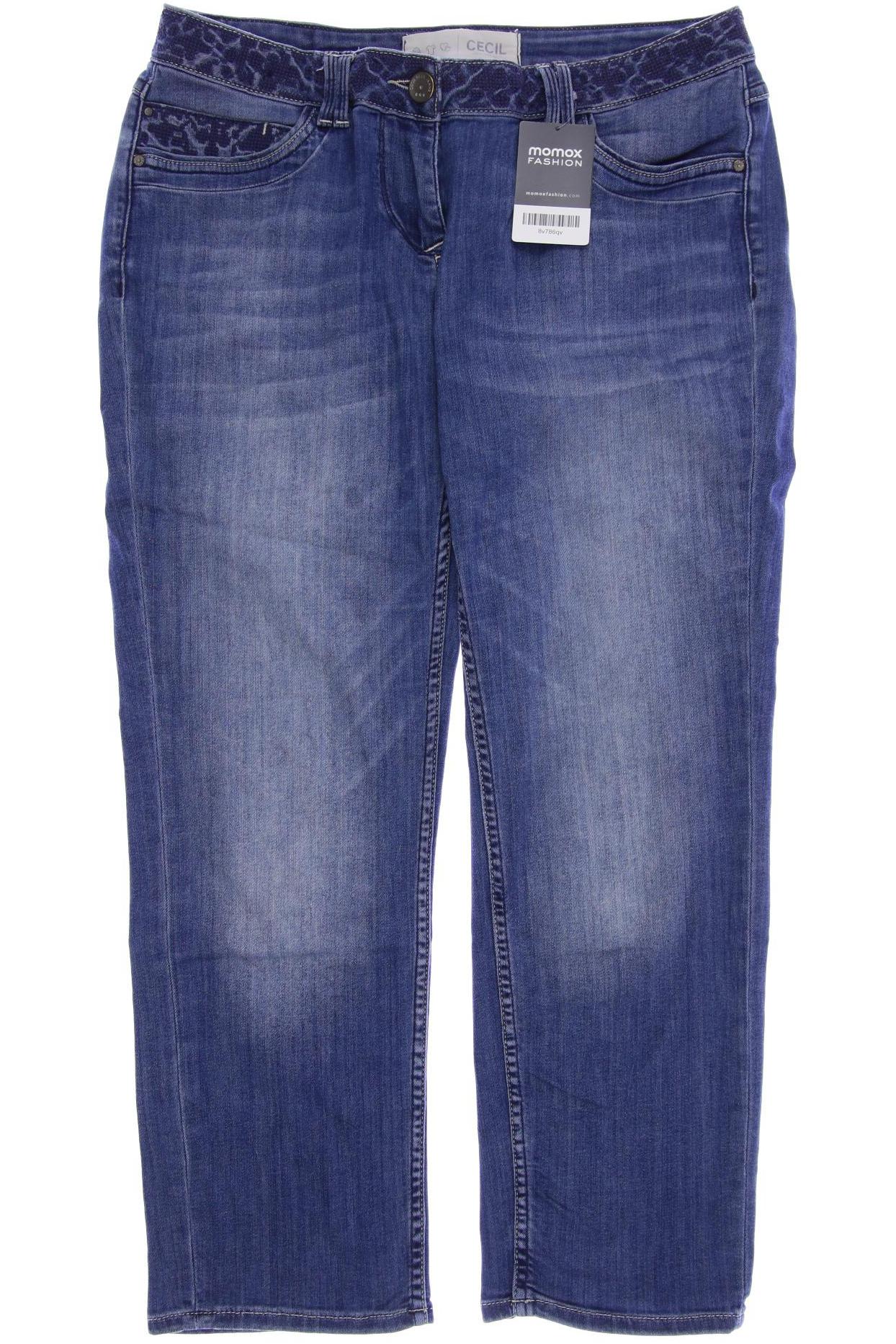 

CECIL Damen Jeans, blau