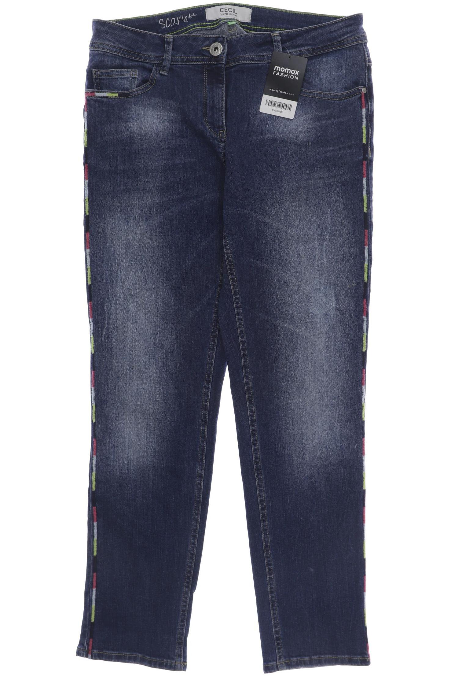

CECIL Damen Jeans, blau