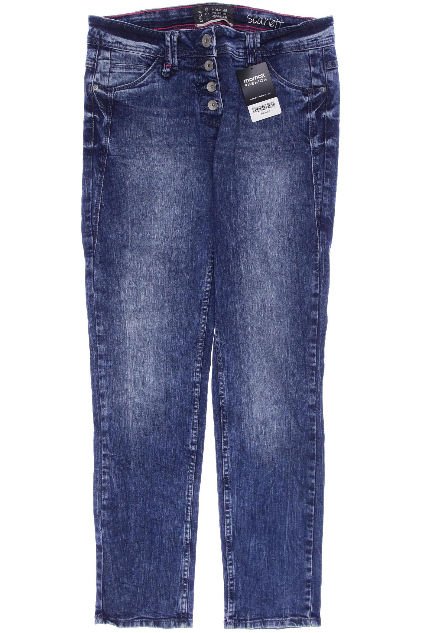 

CECIL Damen Jeans, marineblau