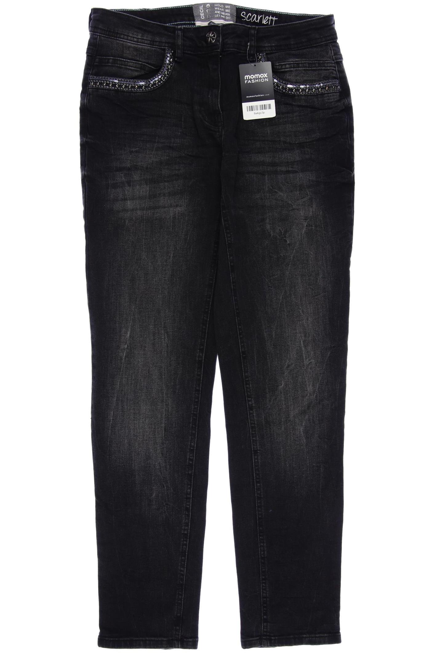 

Cecil Damen Jeans, schwarz, Gr. 28