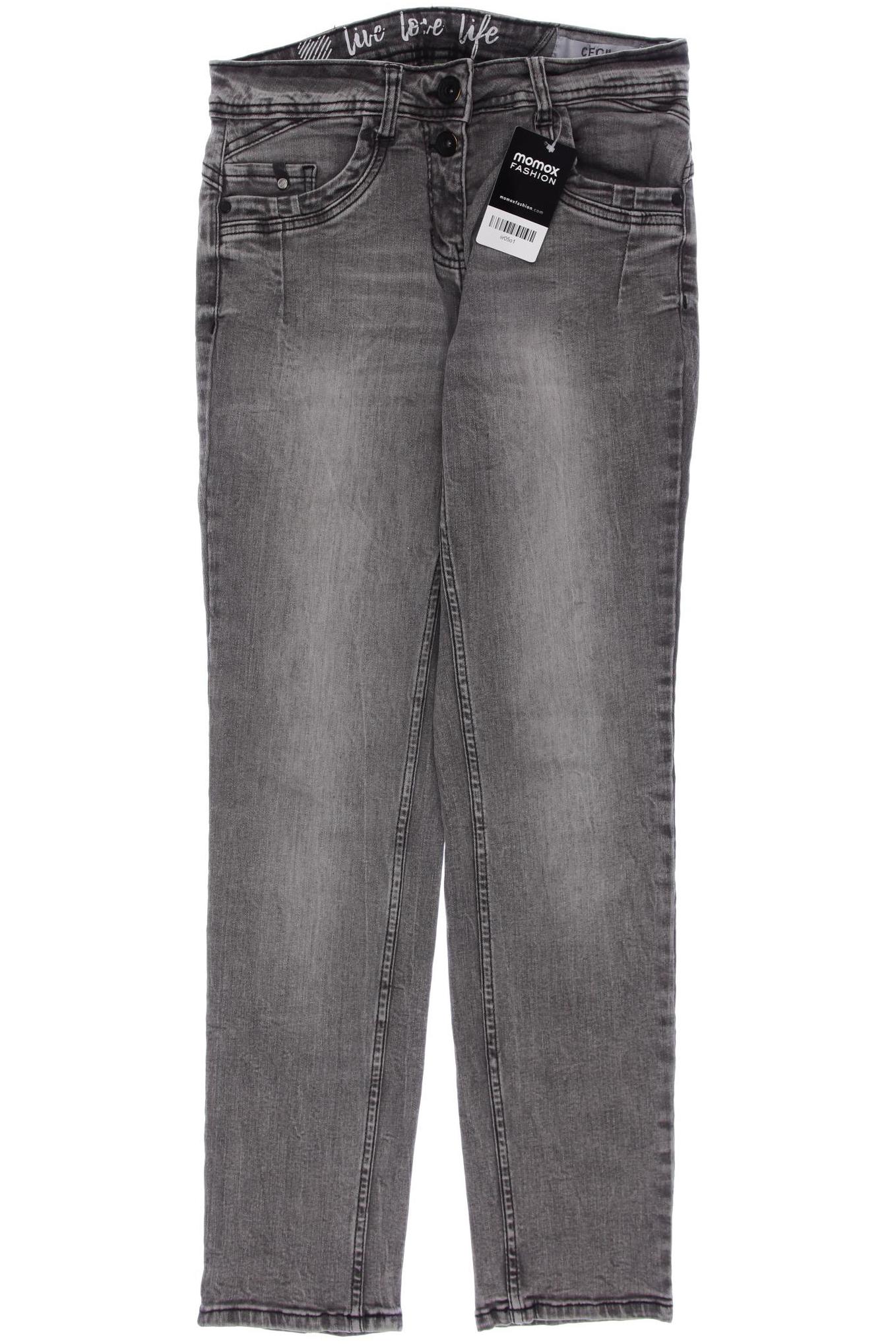 

Cecil Damen Jeans, grau, Gr. 27