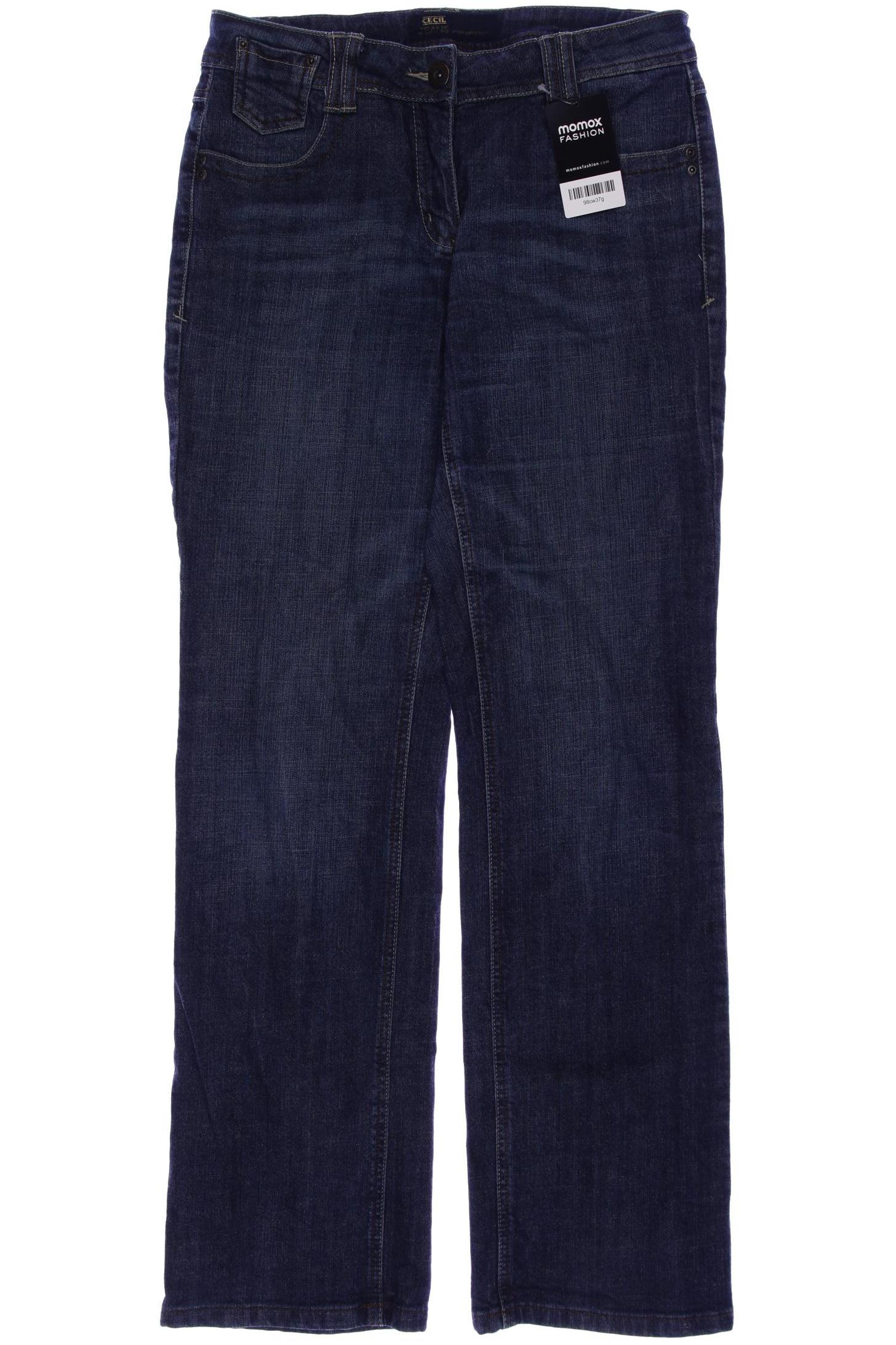 

CECIL Damen Jeans, blau