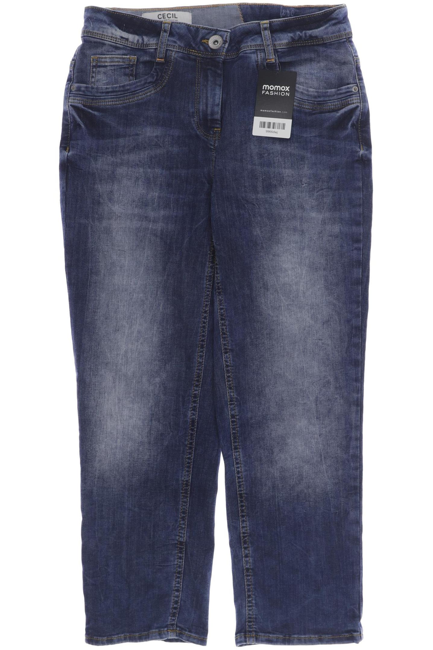 

CECIL Damen Jeans, blau