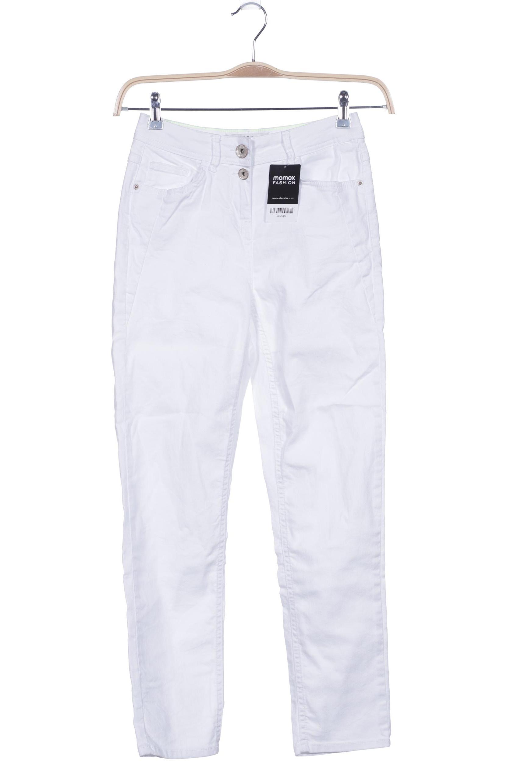 

CECIL Damen Jeans, weiß