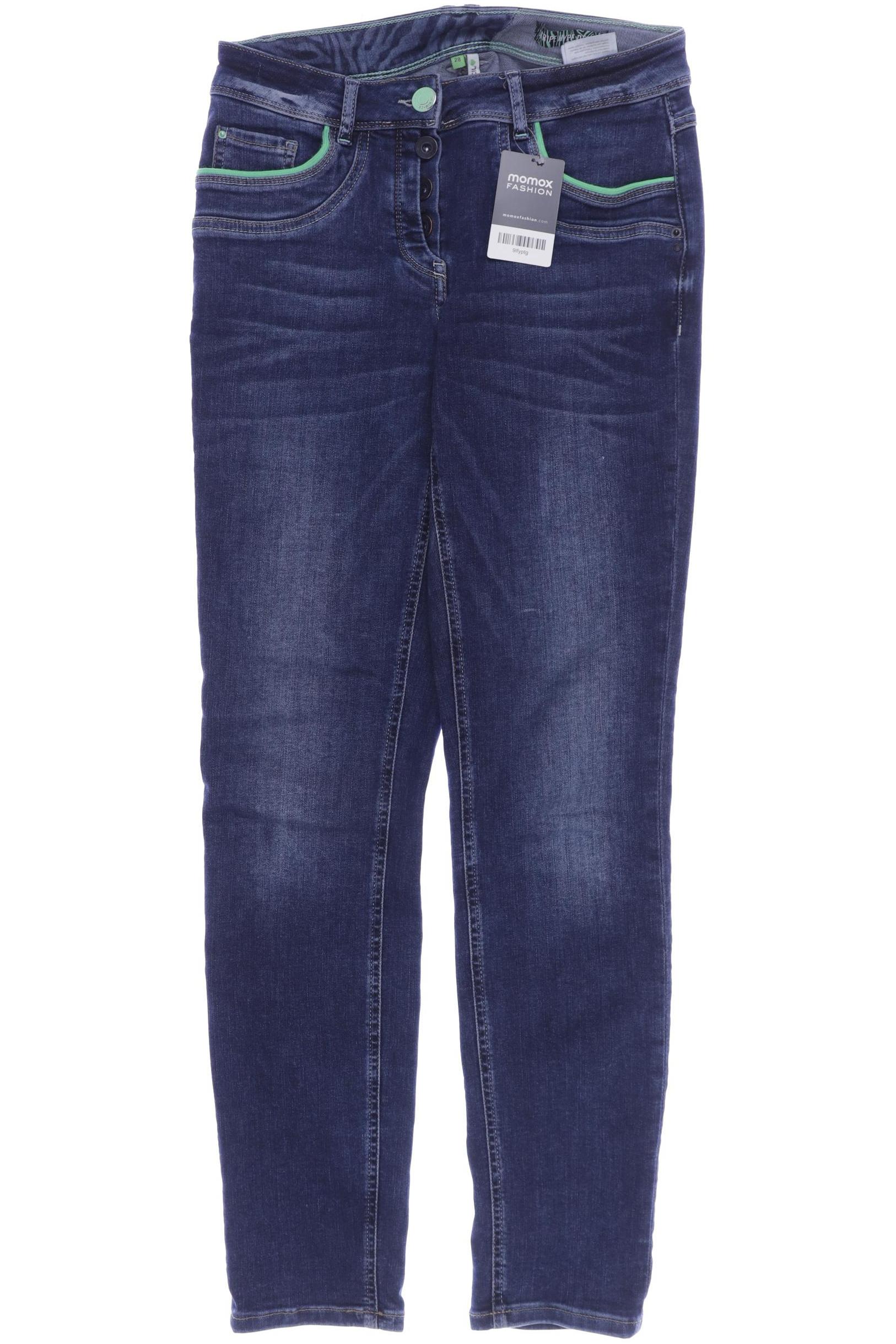 

CECIL Damen Jeans, blau