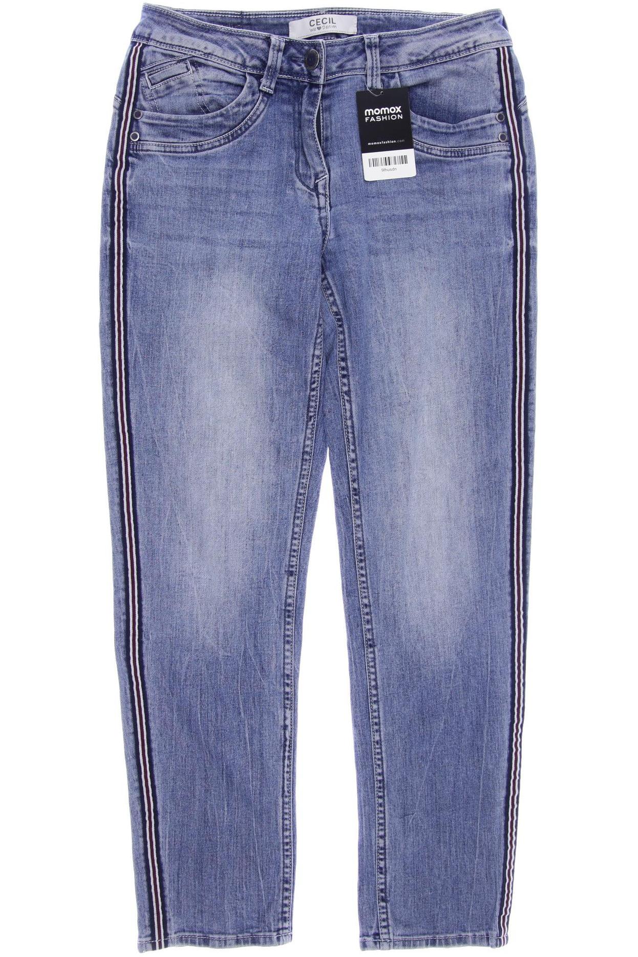 

CECIL Damen Jeans, blau