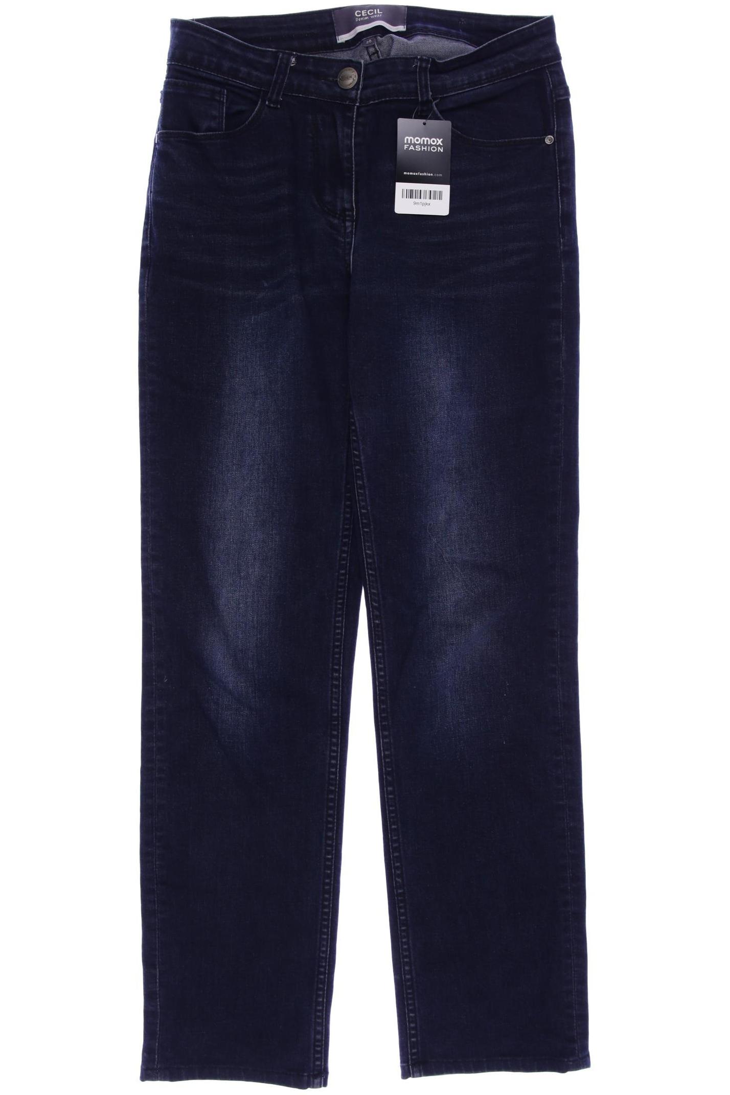 

CECIL Damen Jeans, marineblau