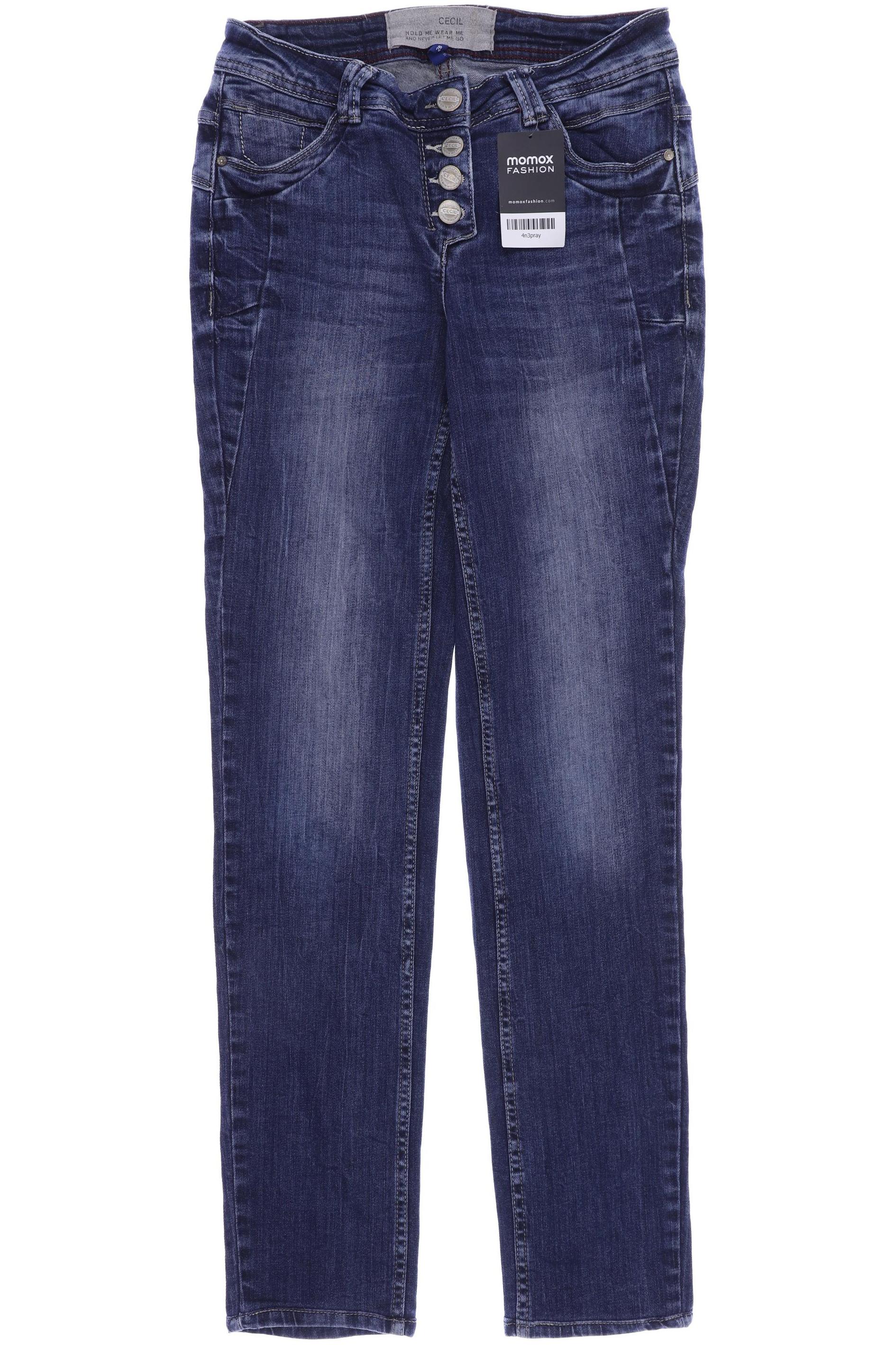 

CECIL Damen Jeans, blau
