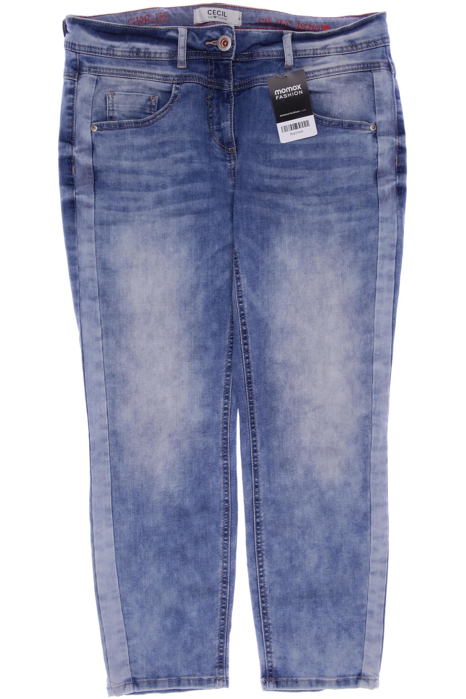 

CECIL Damen Jeans, blau