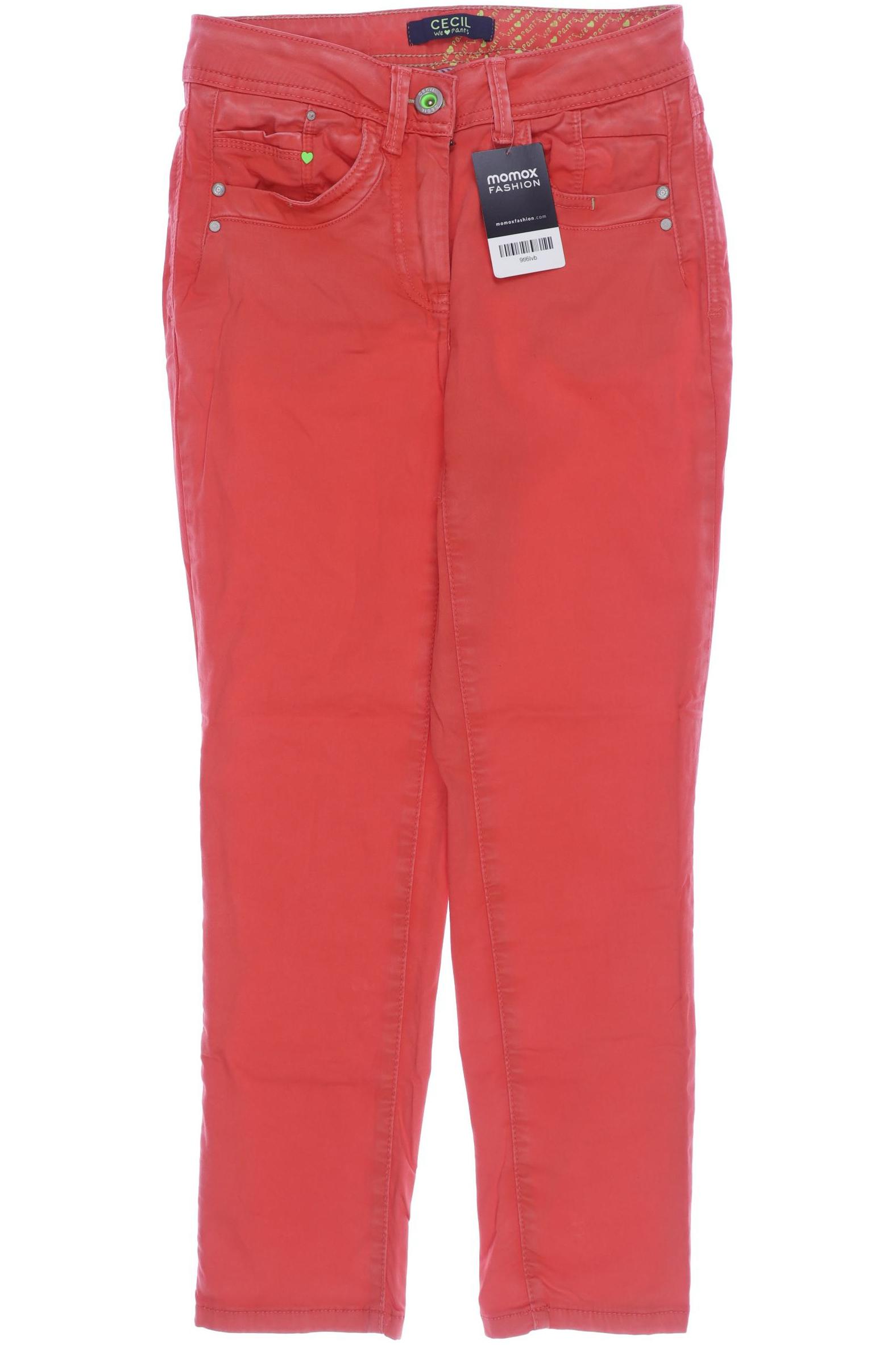 

Cecil Damen Jeans, rot, Gr. 26
