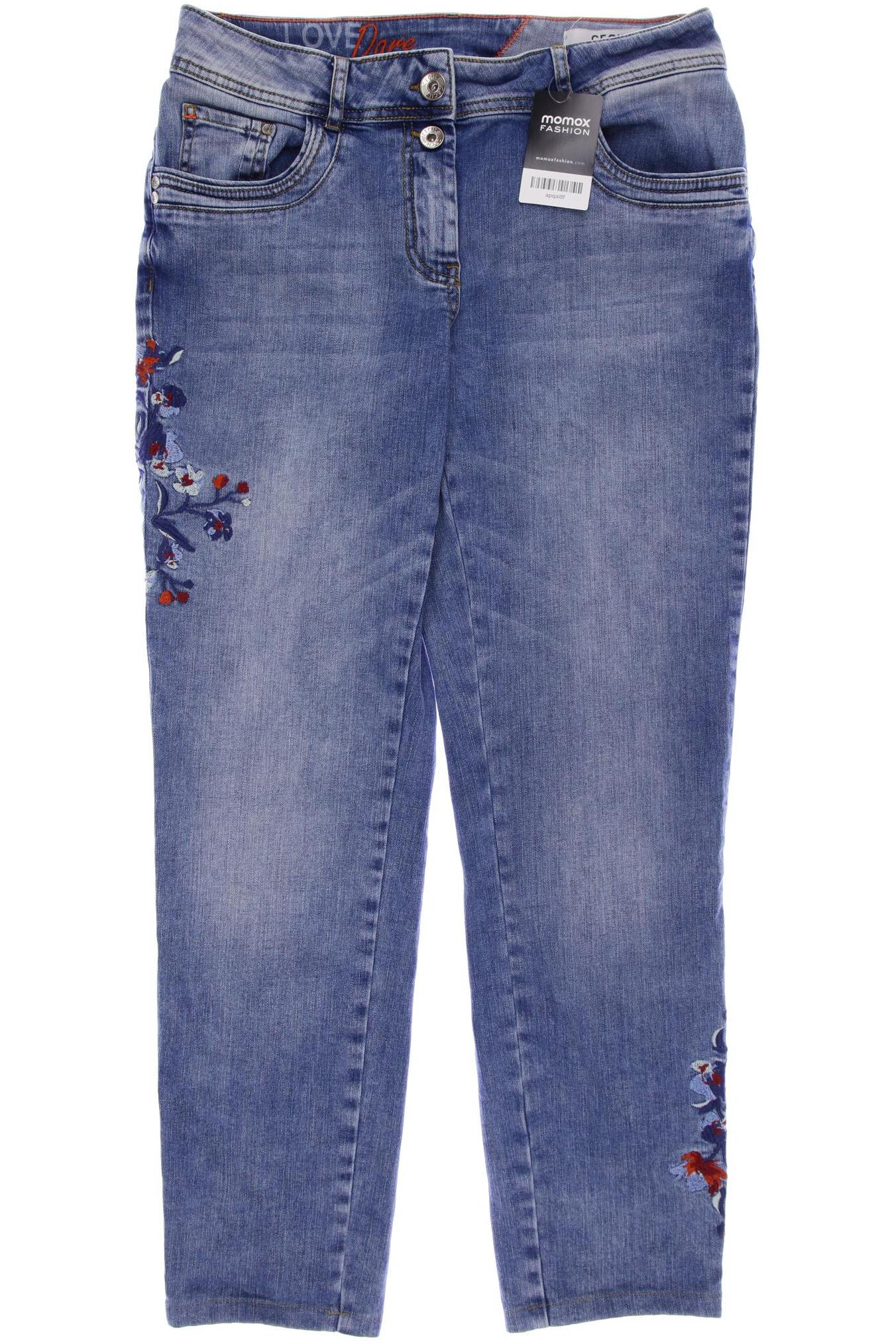 

CECIL Damen Jeans, blau