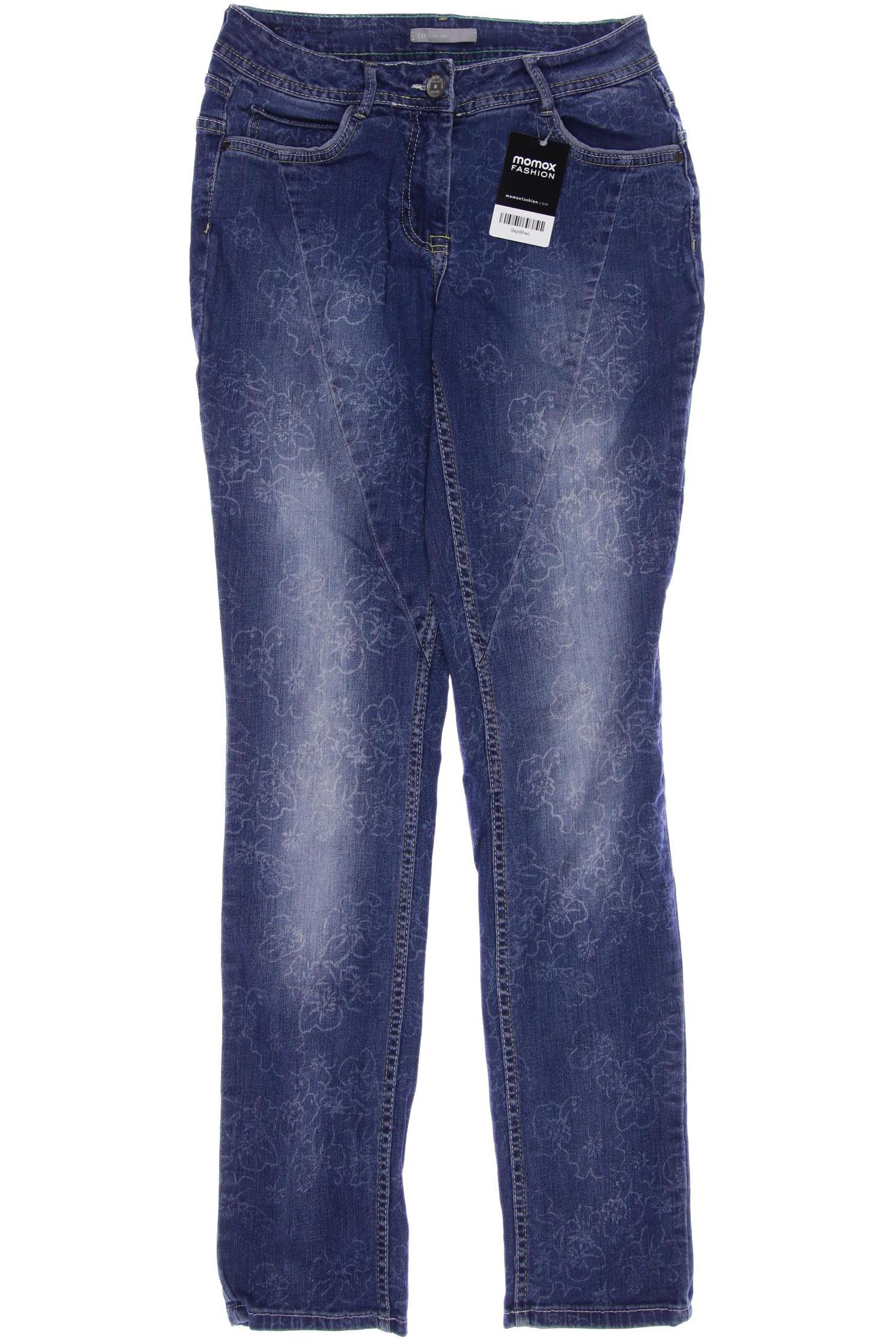 

CECIL Damen Jeans, blau