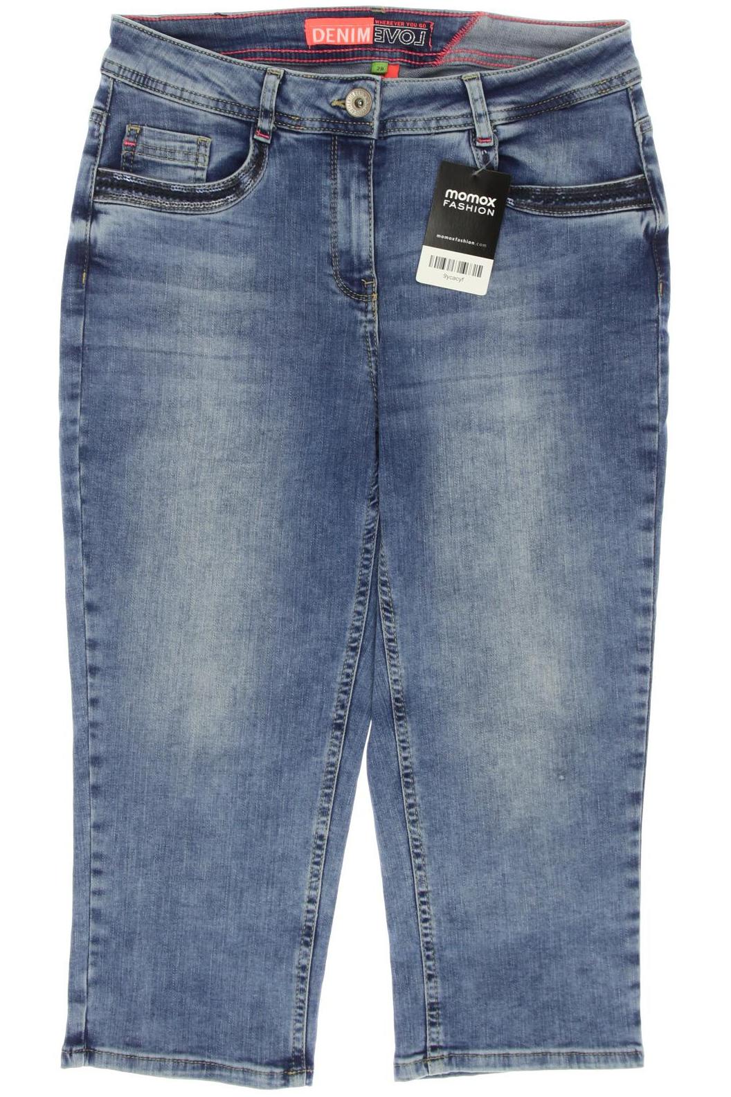 

CECIL Damen Jeans, blau