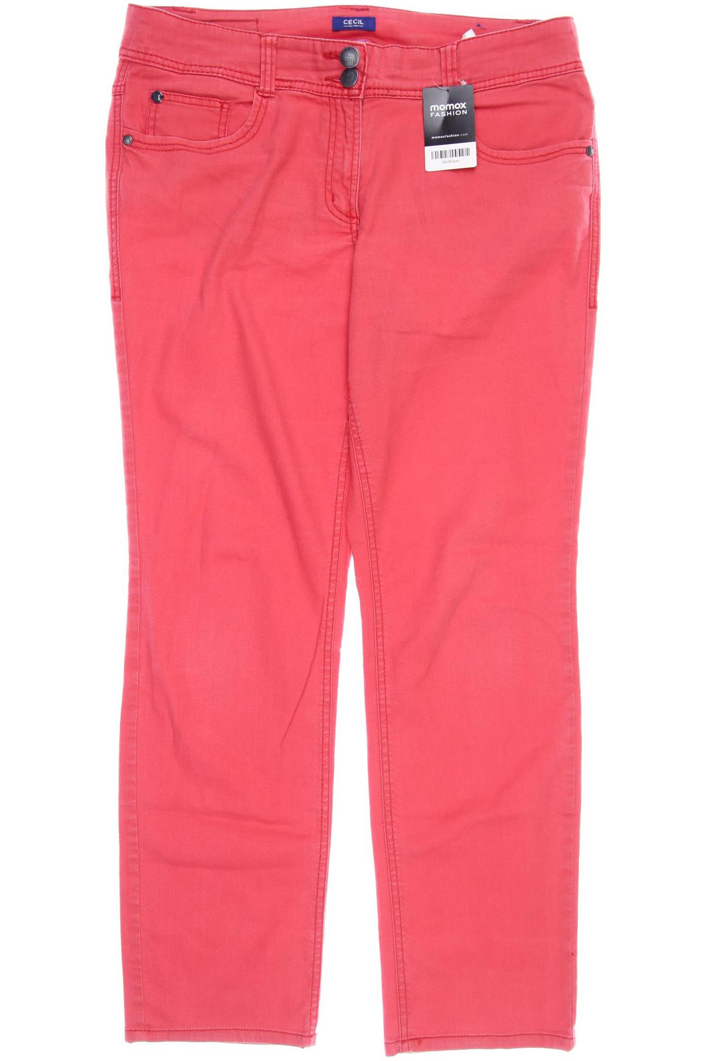 

Cecil Damen Jeans, rot, Gr. 42
