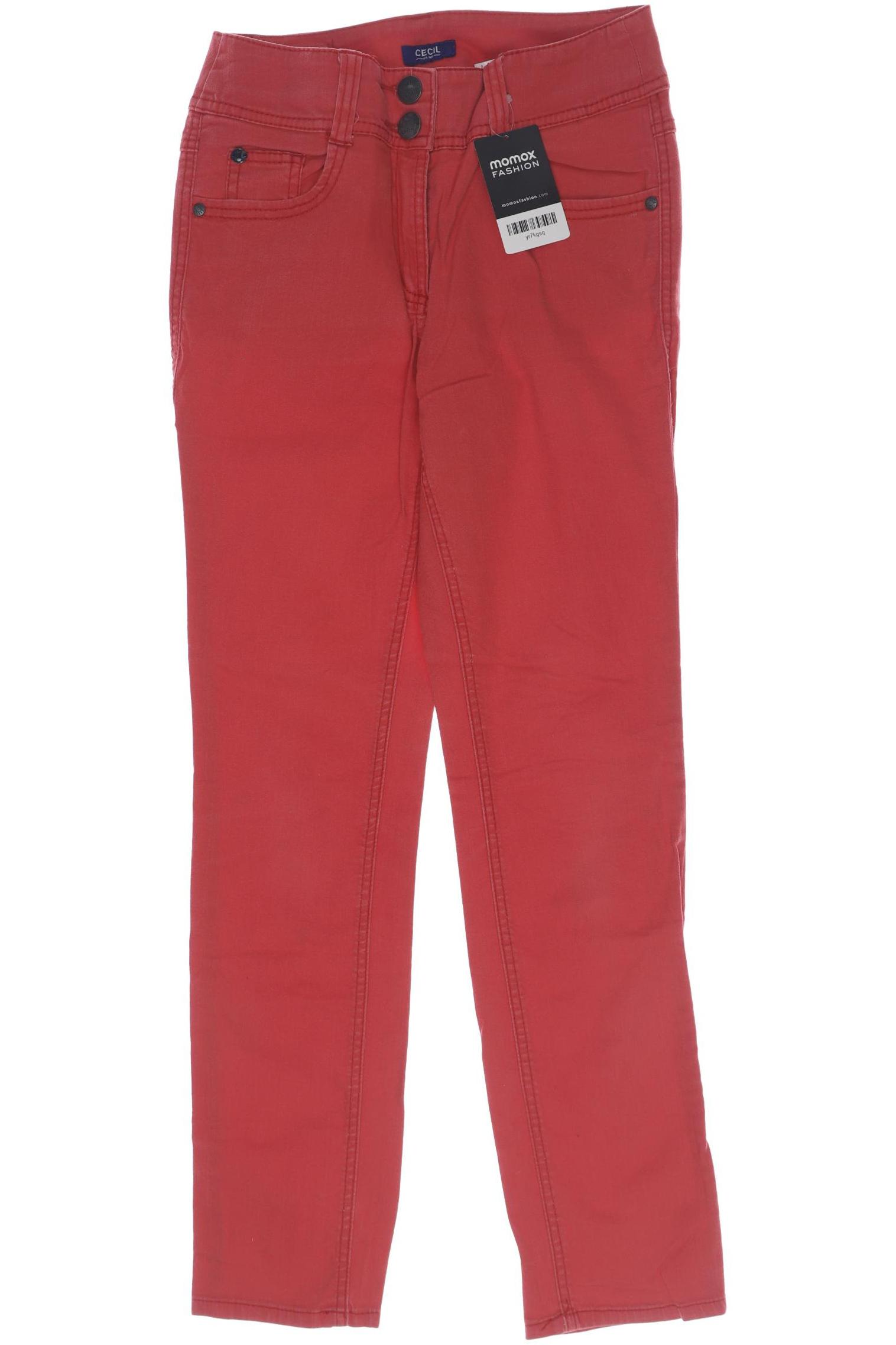 

Cecil Damen Jeans, rot, Gr. 26