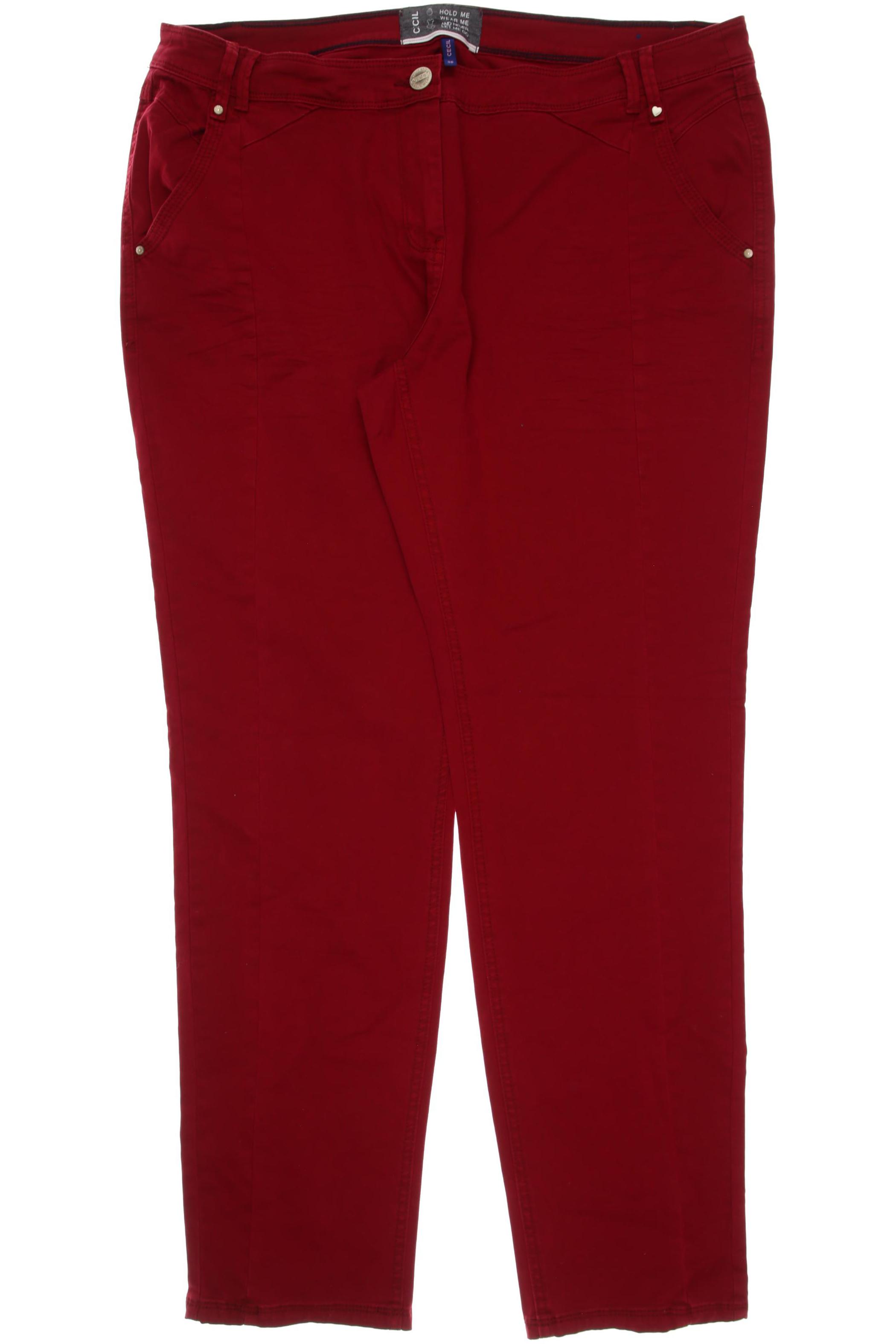 

Cecil Damen Jeans, rot, Gr. 36