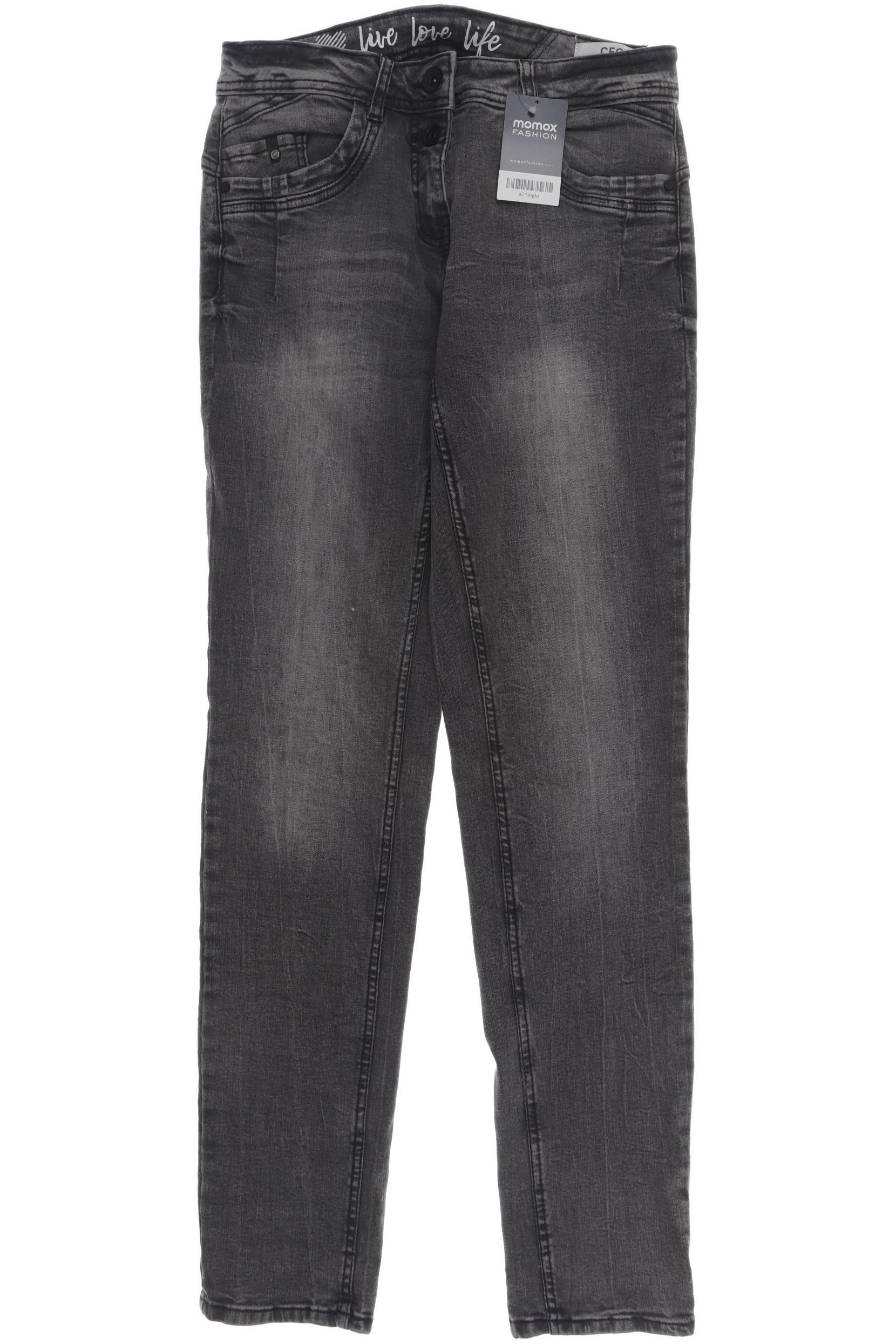 

CECIL Damen Jeans, grau