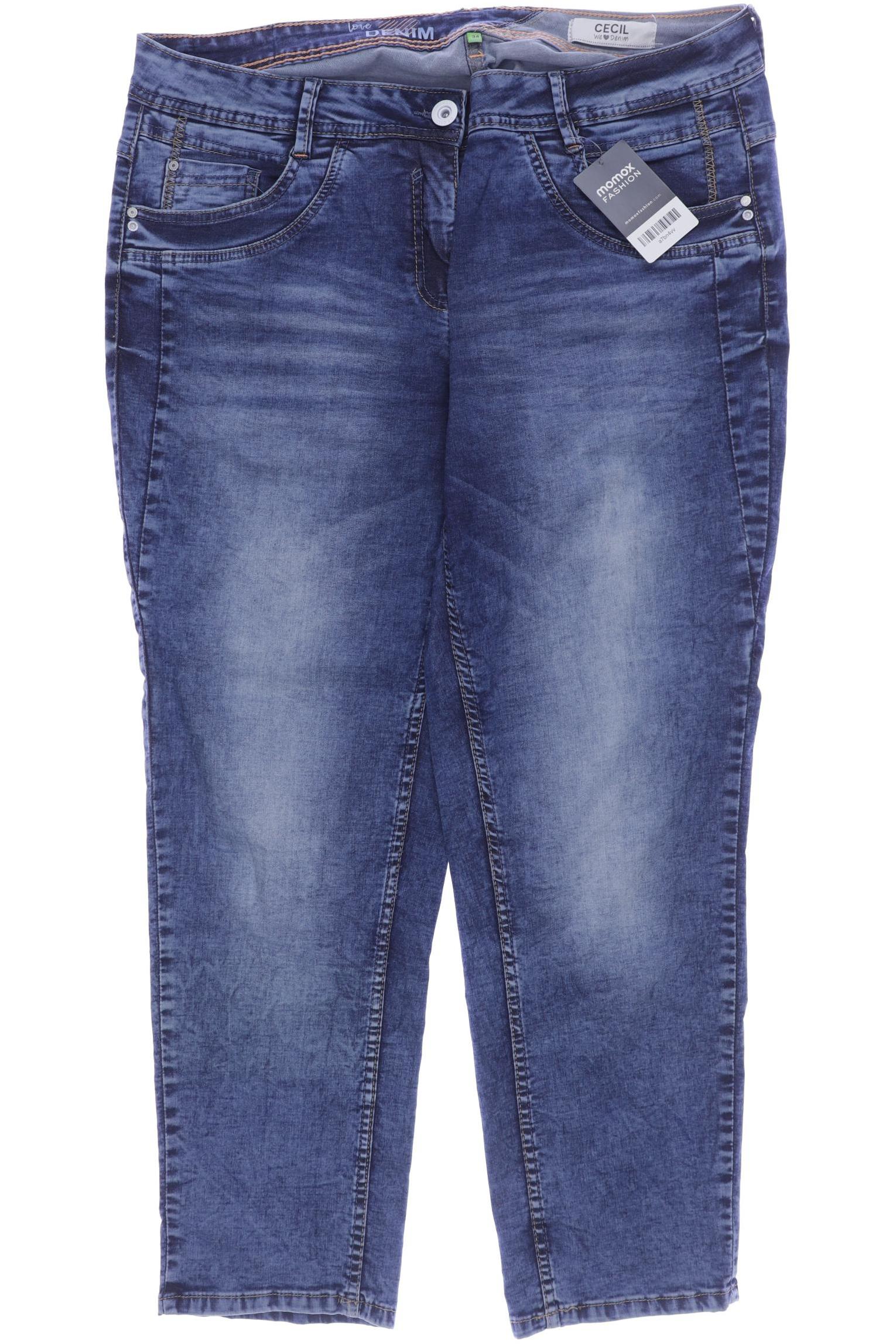 

CECIL Damen Jeans, blau