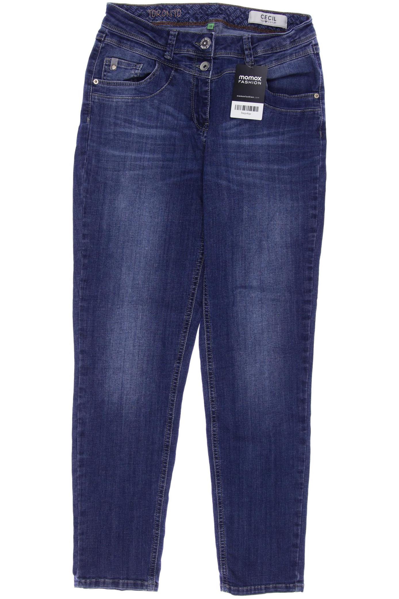 

CECIL Damen Jeans, blau