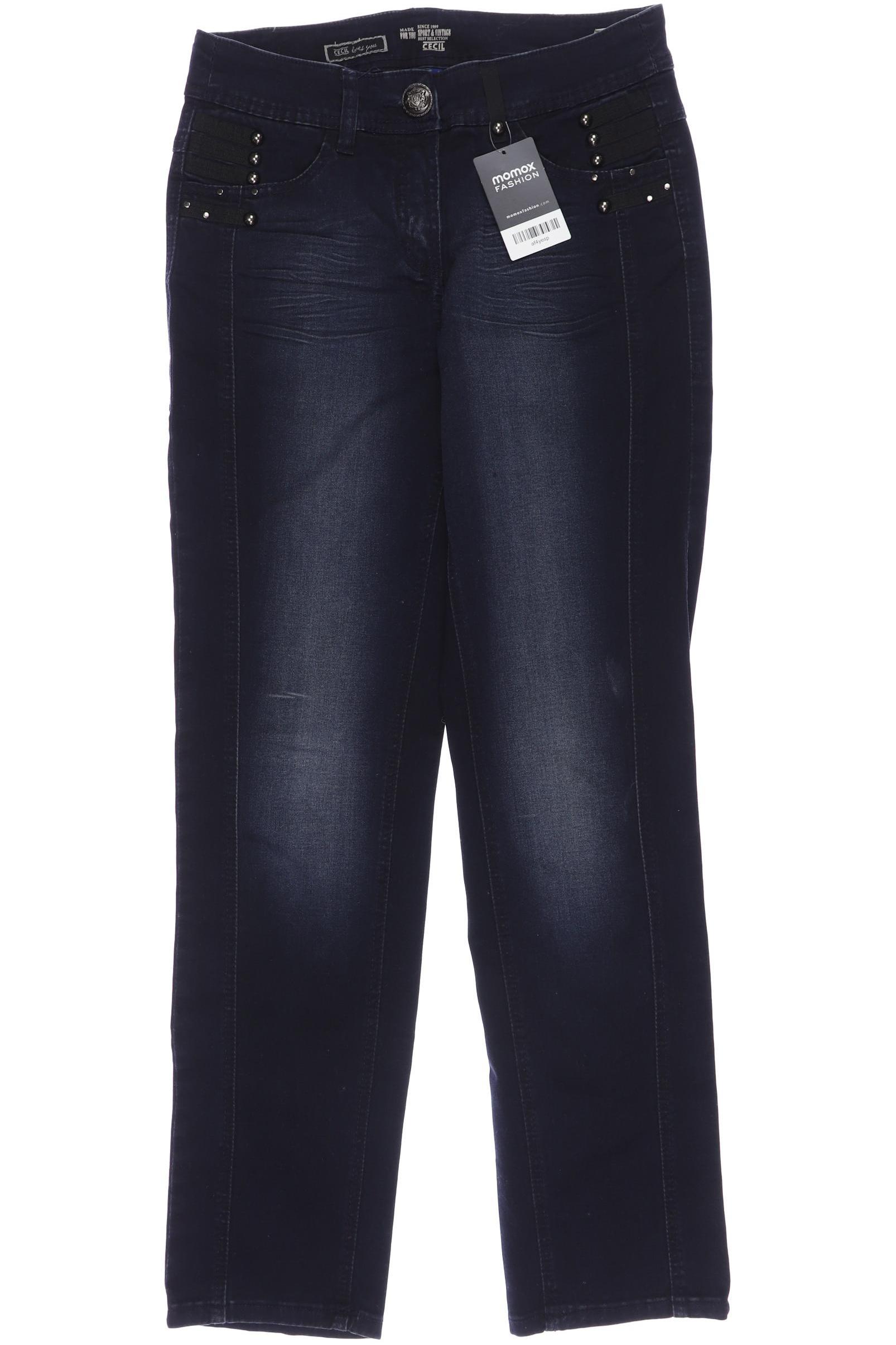 

CECIL Damen Jeans, marineblau