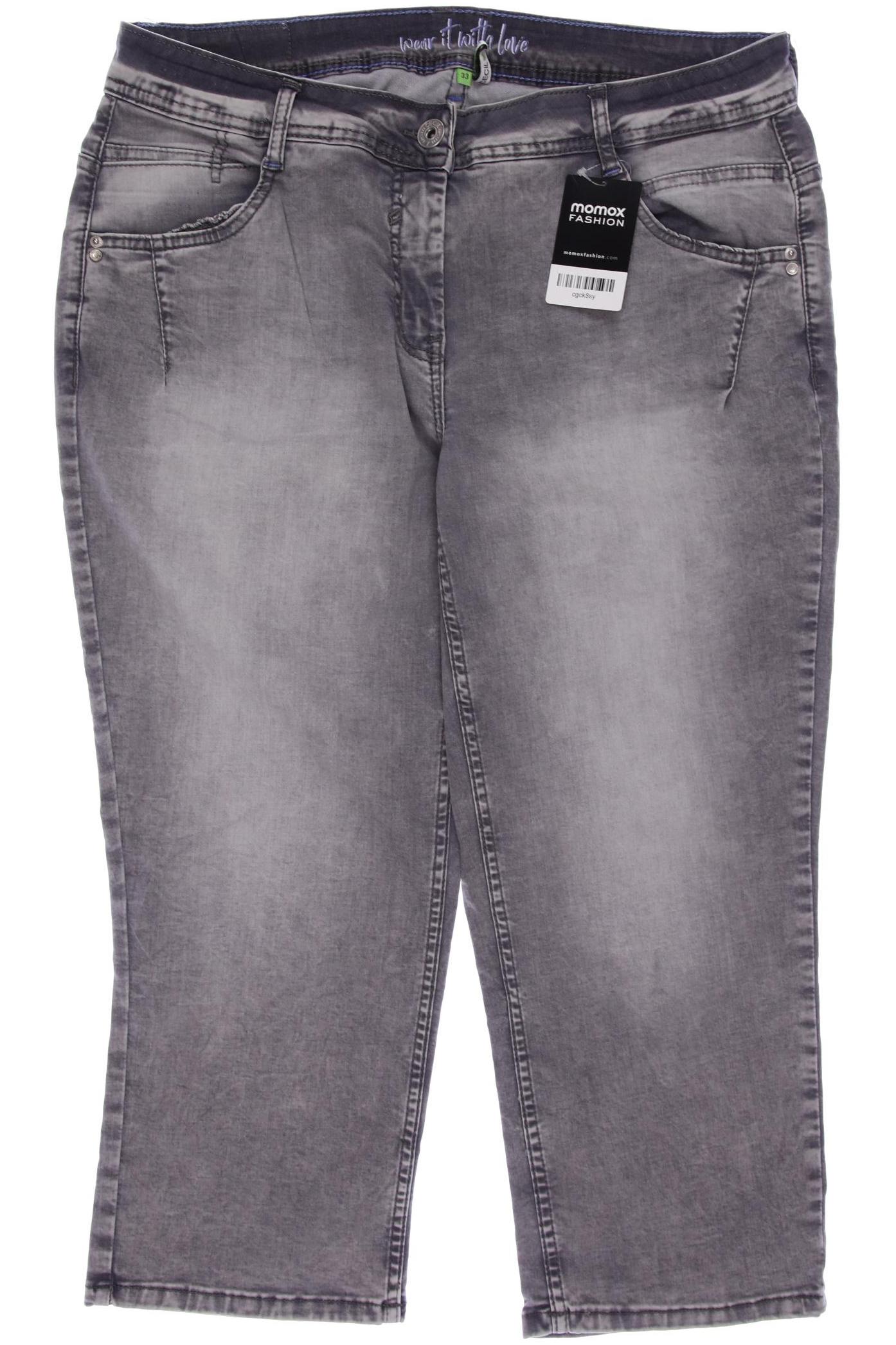 

CECIL Damen Jeans, grau