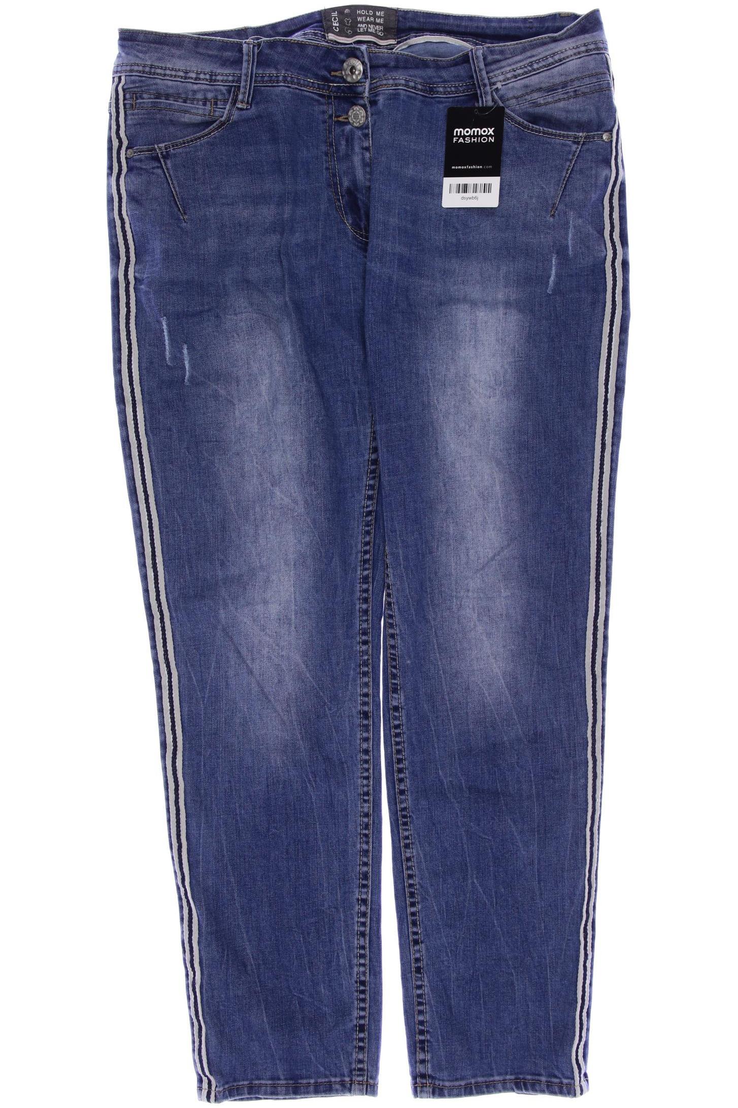 

CECIL Damen Jeans, blau