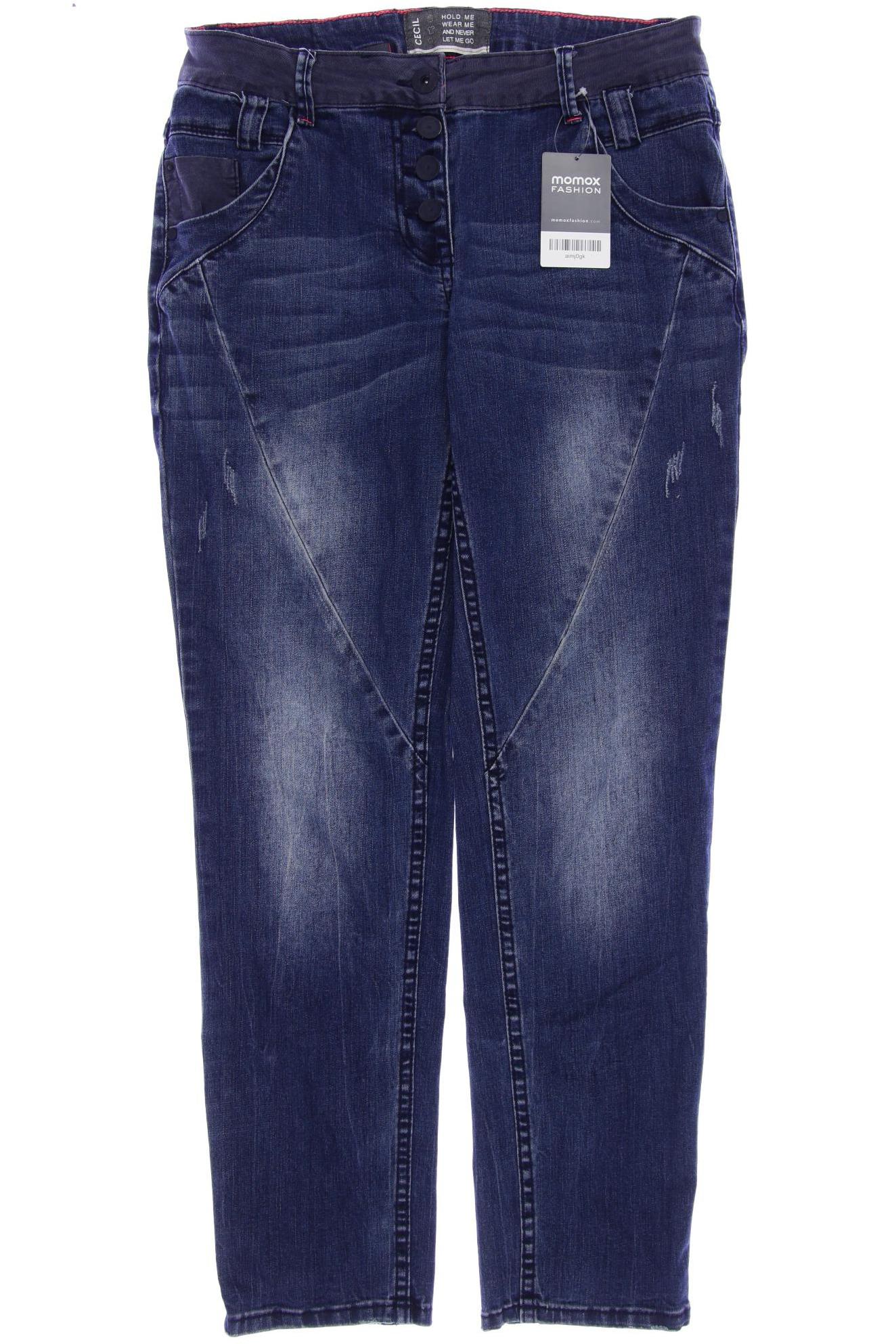 

CECIL Damen Jeans, blau