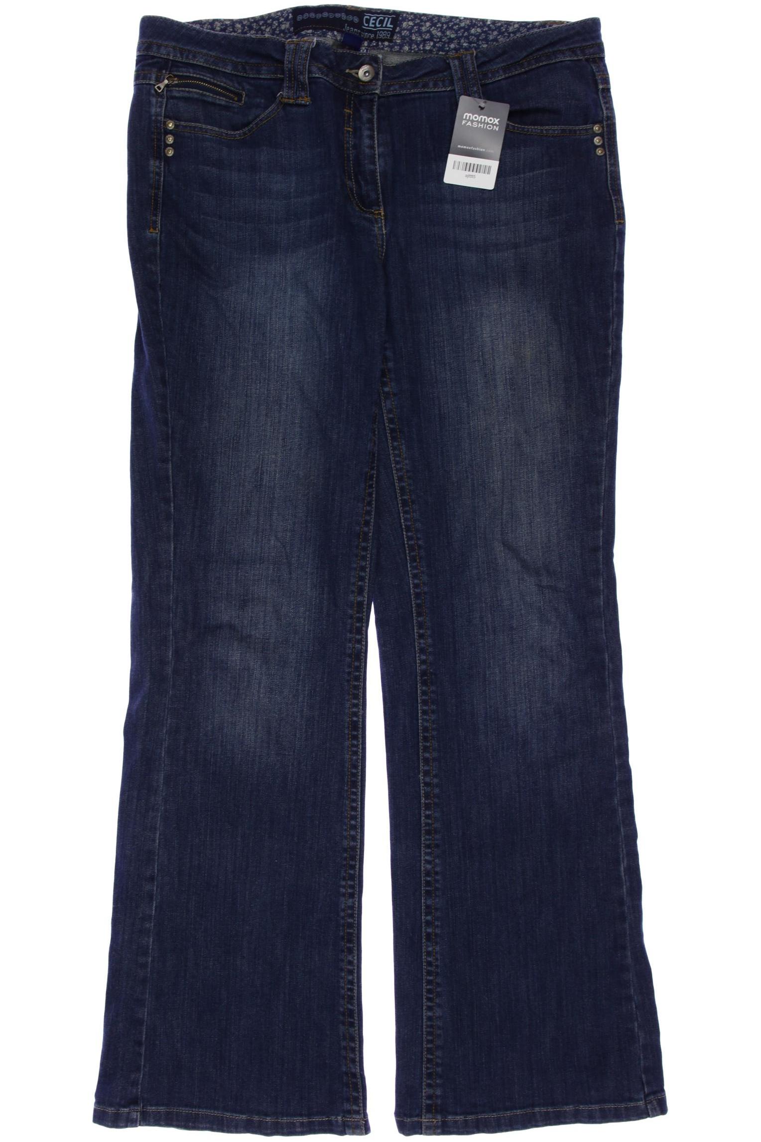 

CECIL Damen Jeans, blau