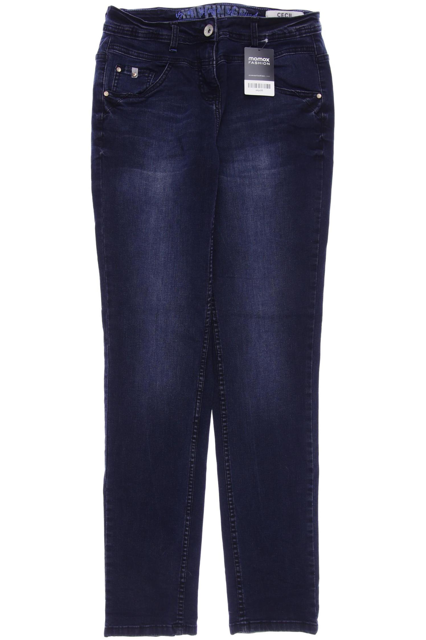 

CECIL Damen Jeans, marineblau