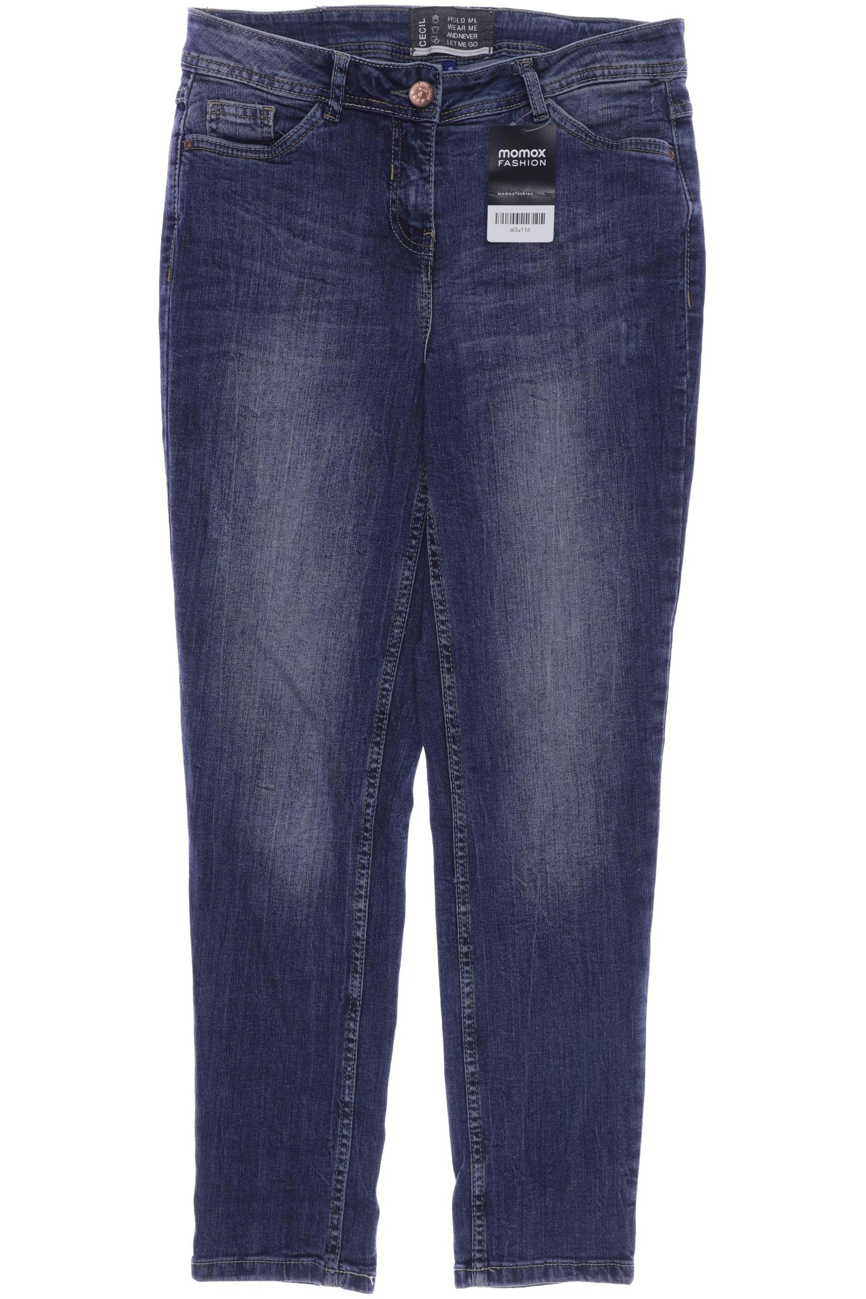 

CECIL Damen Jeans, blau