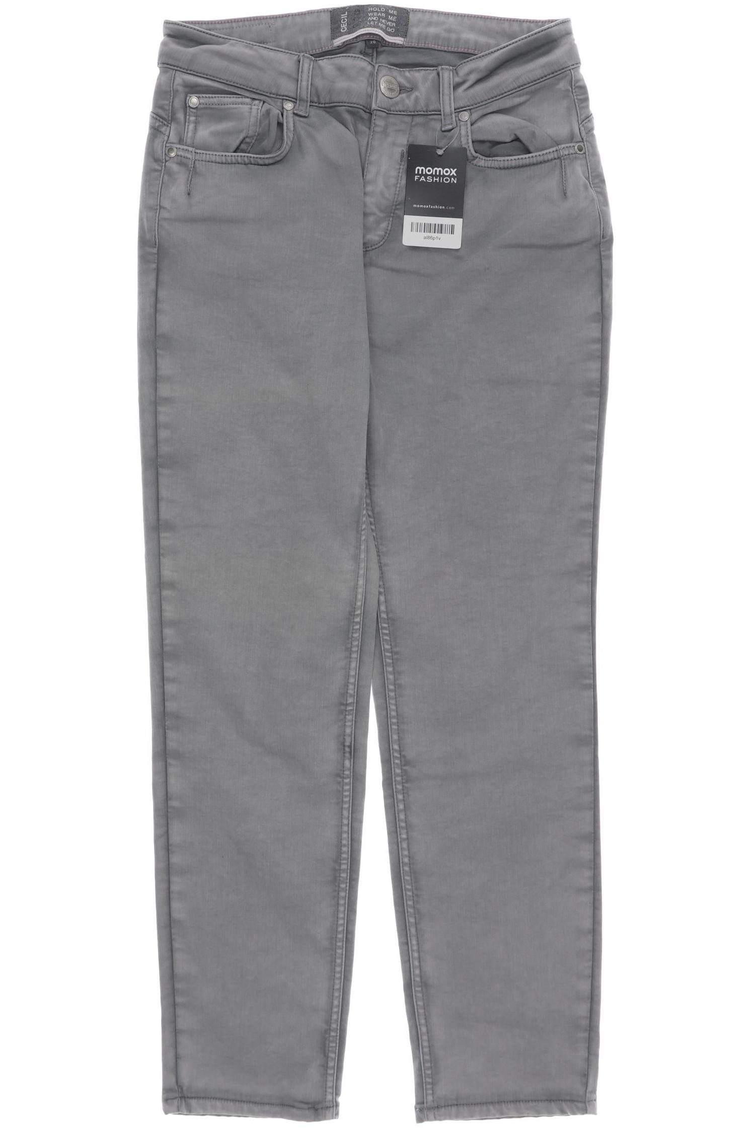 

CECIL Damen Jeans, grau