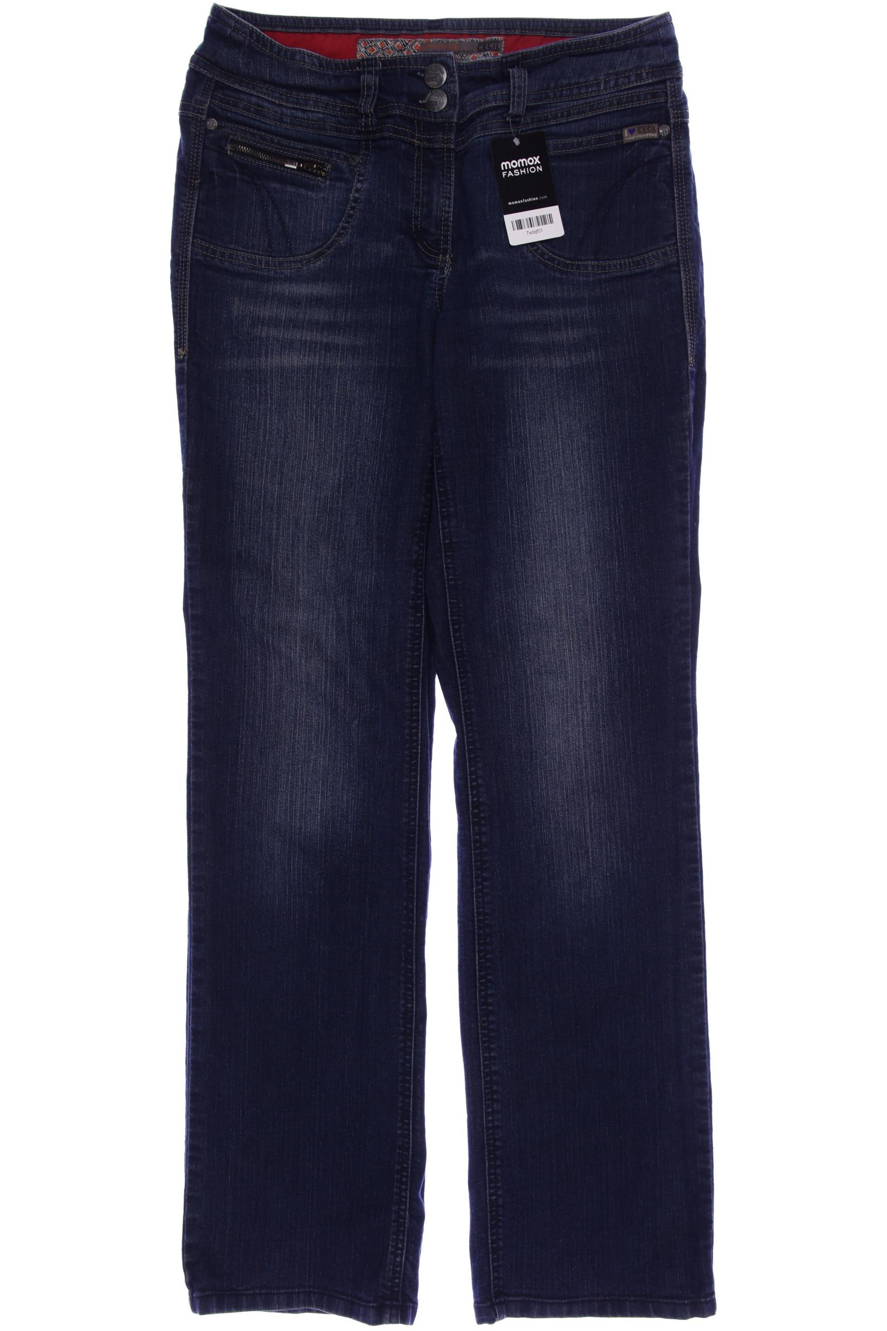 

CECIL Damen Jeans, marineblau