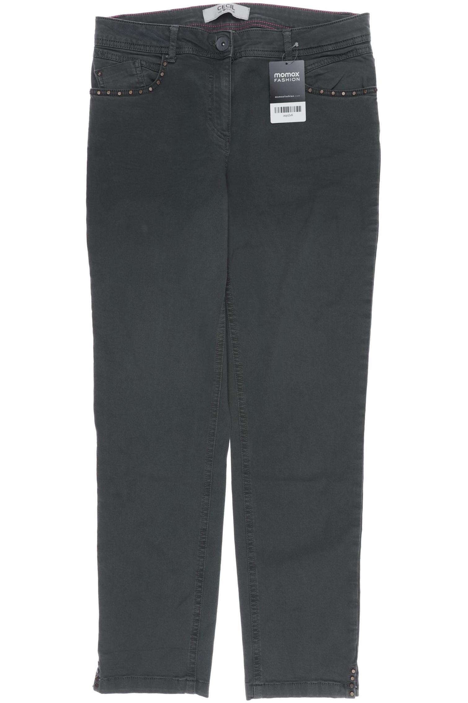 

Cecil Damen Jeans, grün, Gr. 0