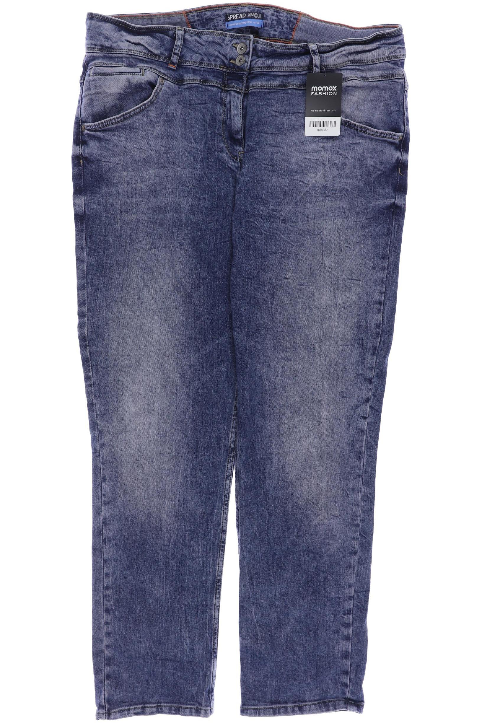 

CECIL Damen Jeans, blau