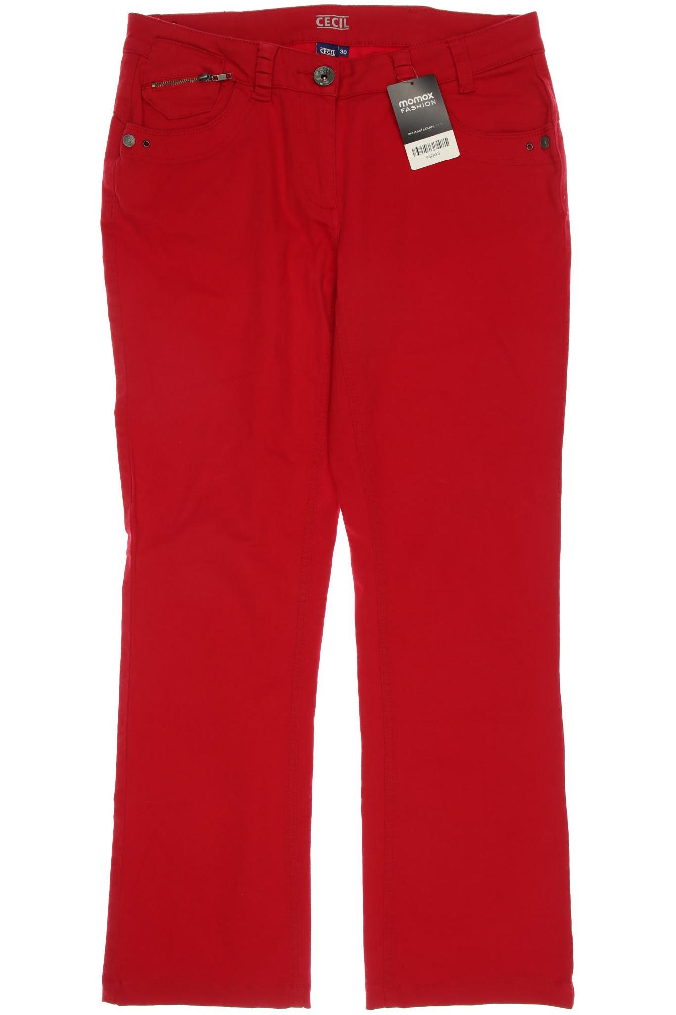 

CECIL Damen Jeans, rot