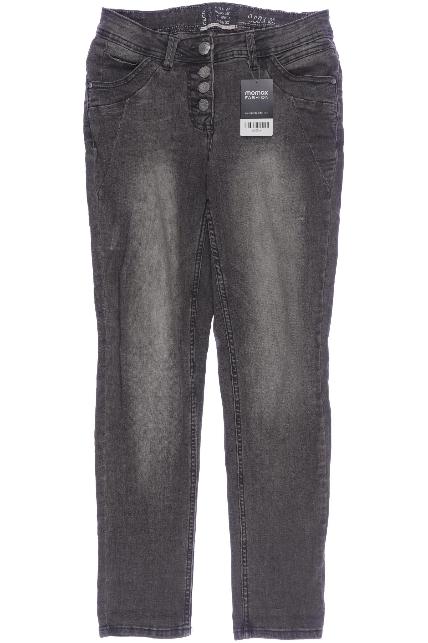 

Cecil Damen Jeans, grau, Gr. 25