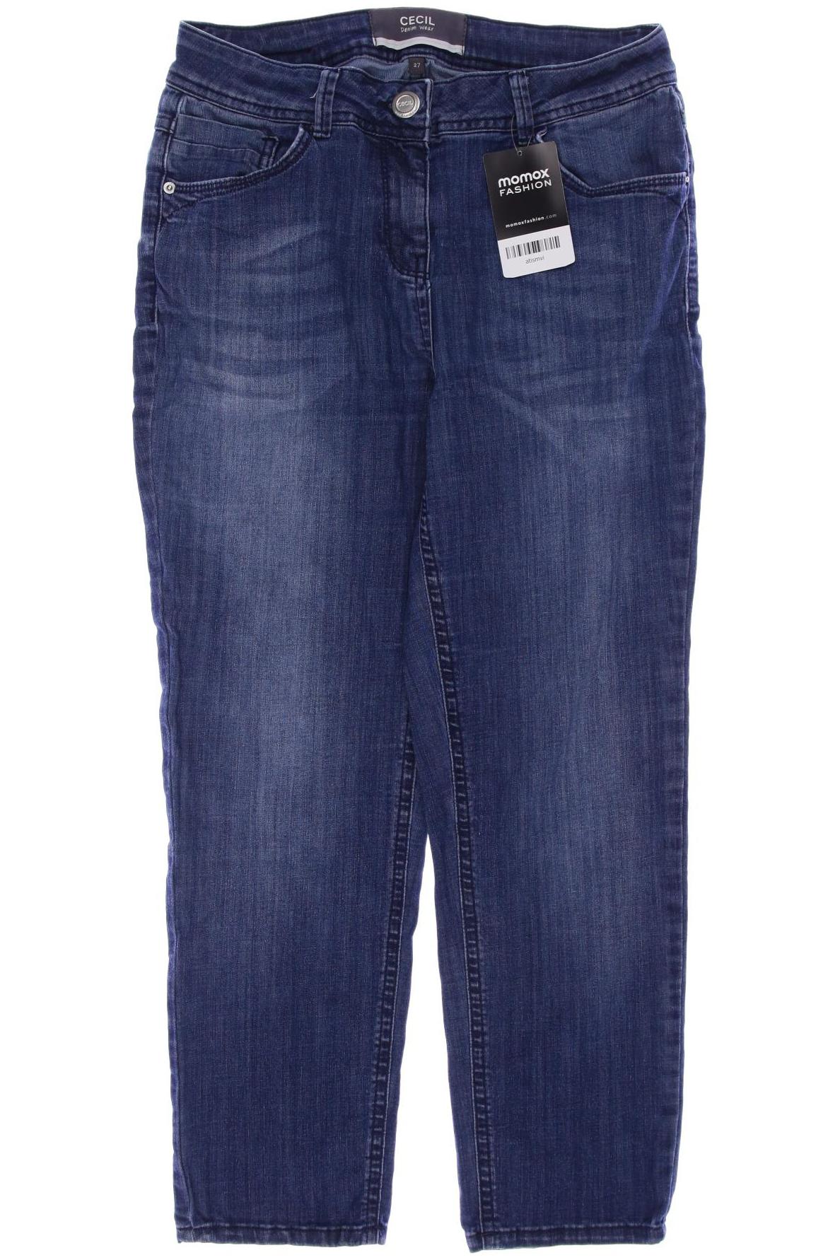 

CECIL Damen Jeans, blau