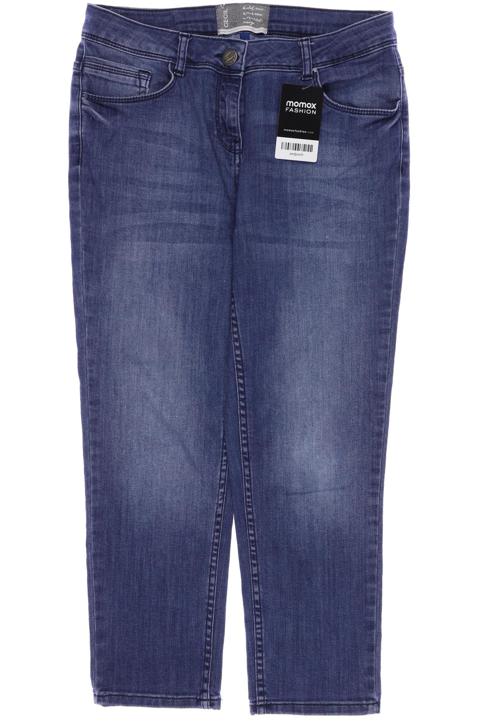 

CECIL Damen Jeans, blau