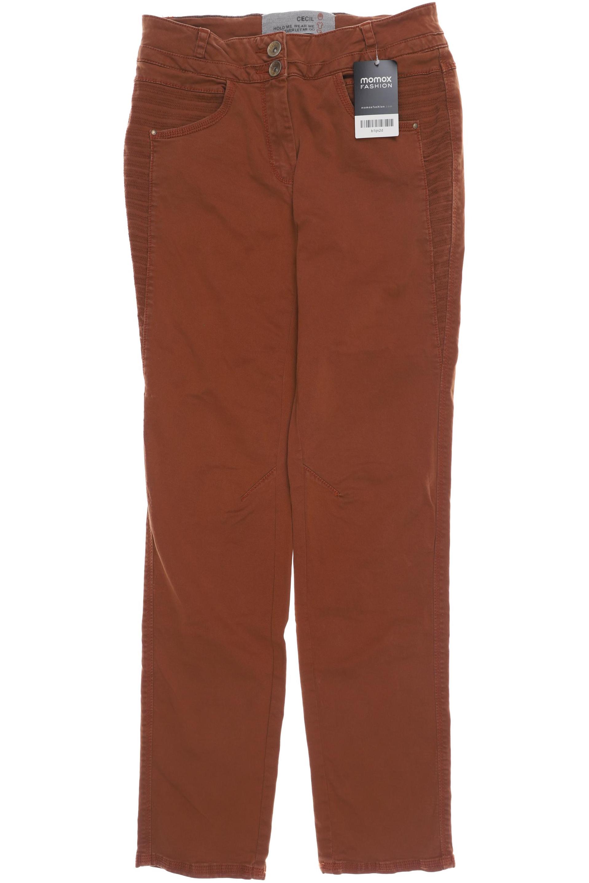 

CECIL Damen Jeans, orange
