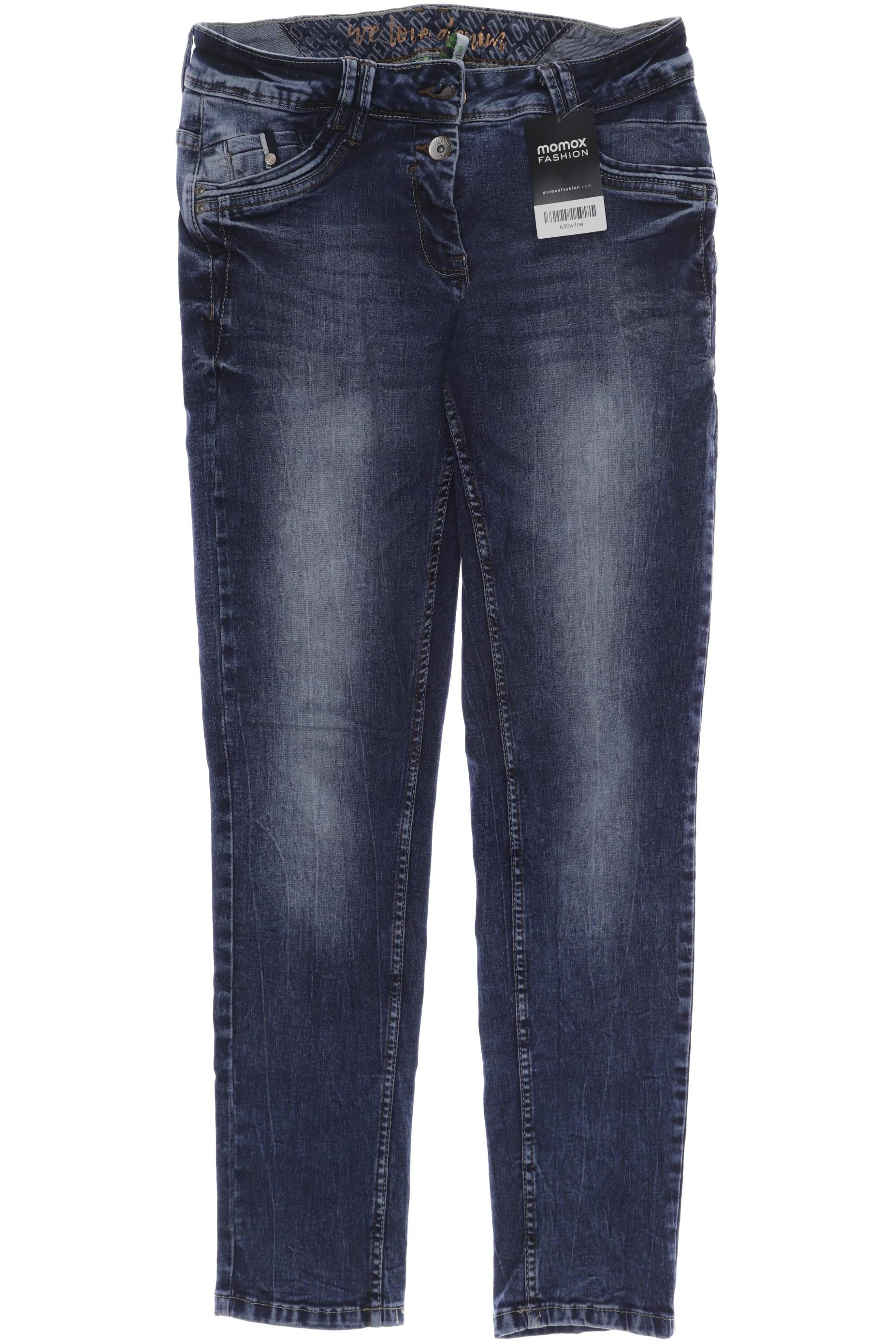 

CECIL Damen Jeans, blau