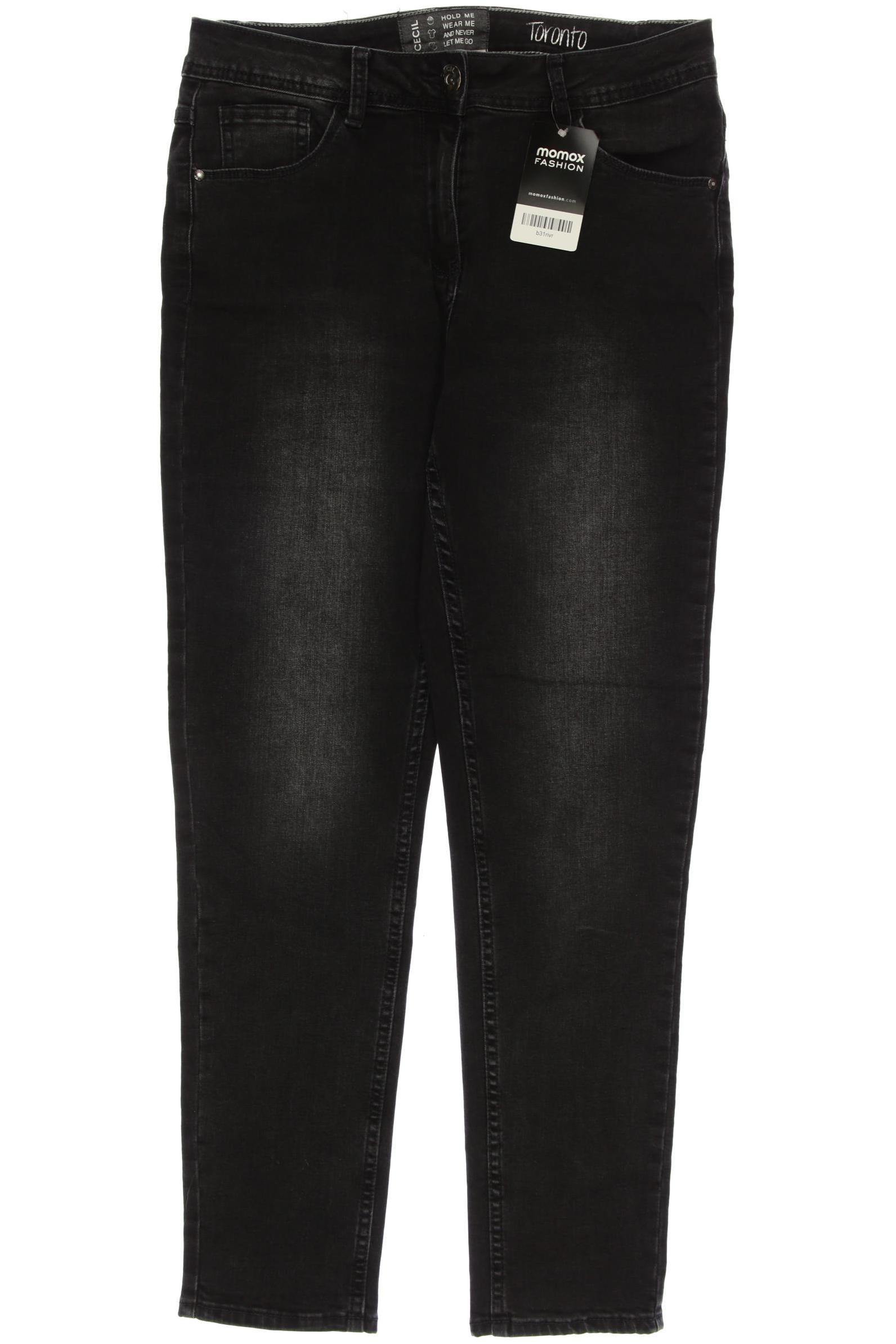 

CECIL Damen Jeans, grau