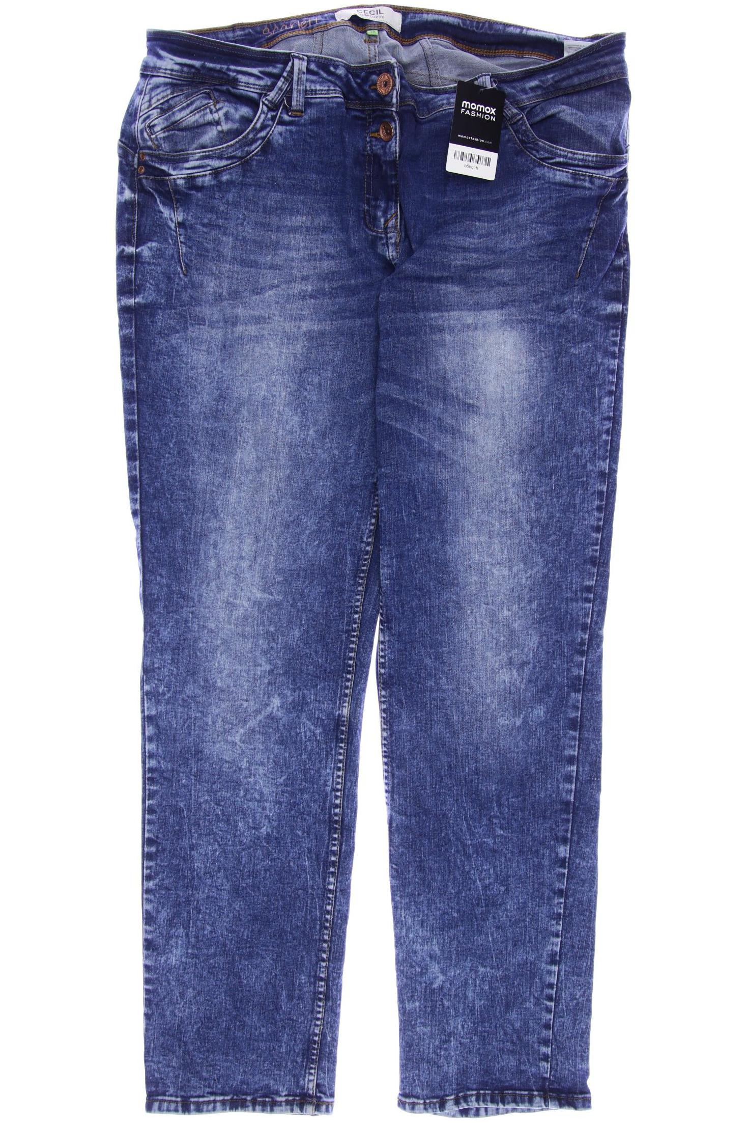 

CECIL Damen Jeans, blau
