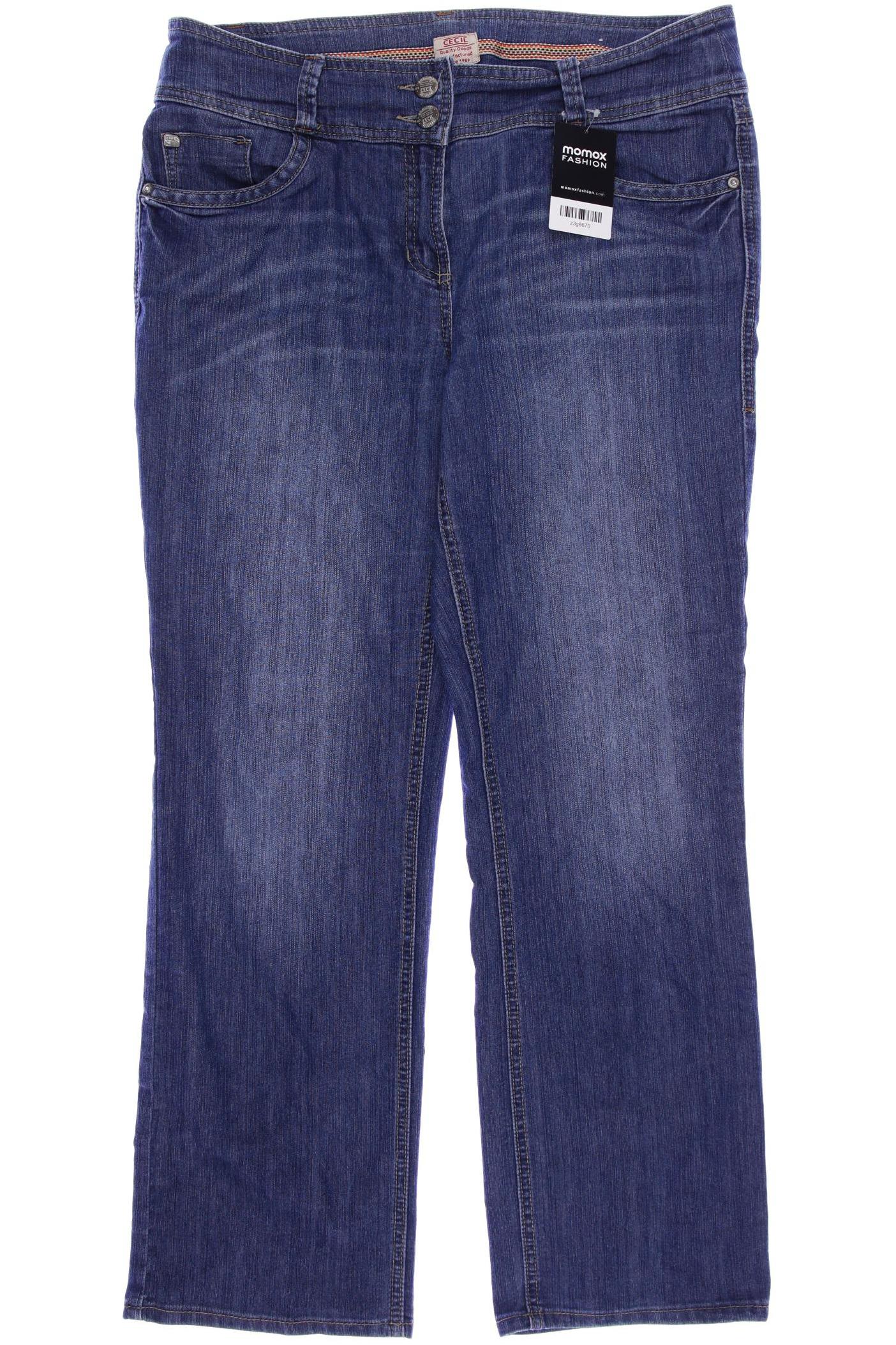 

CECIL Damen Jeans, blau
