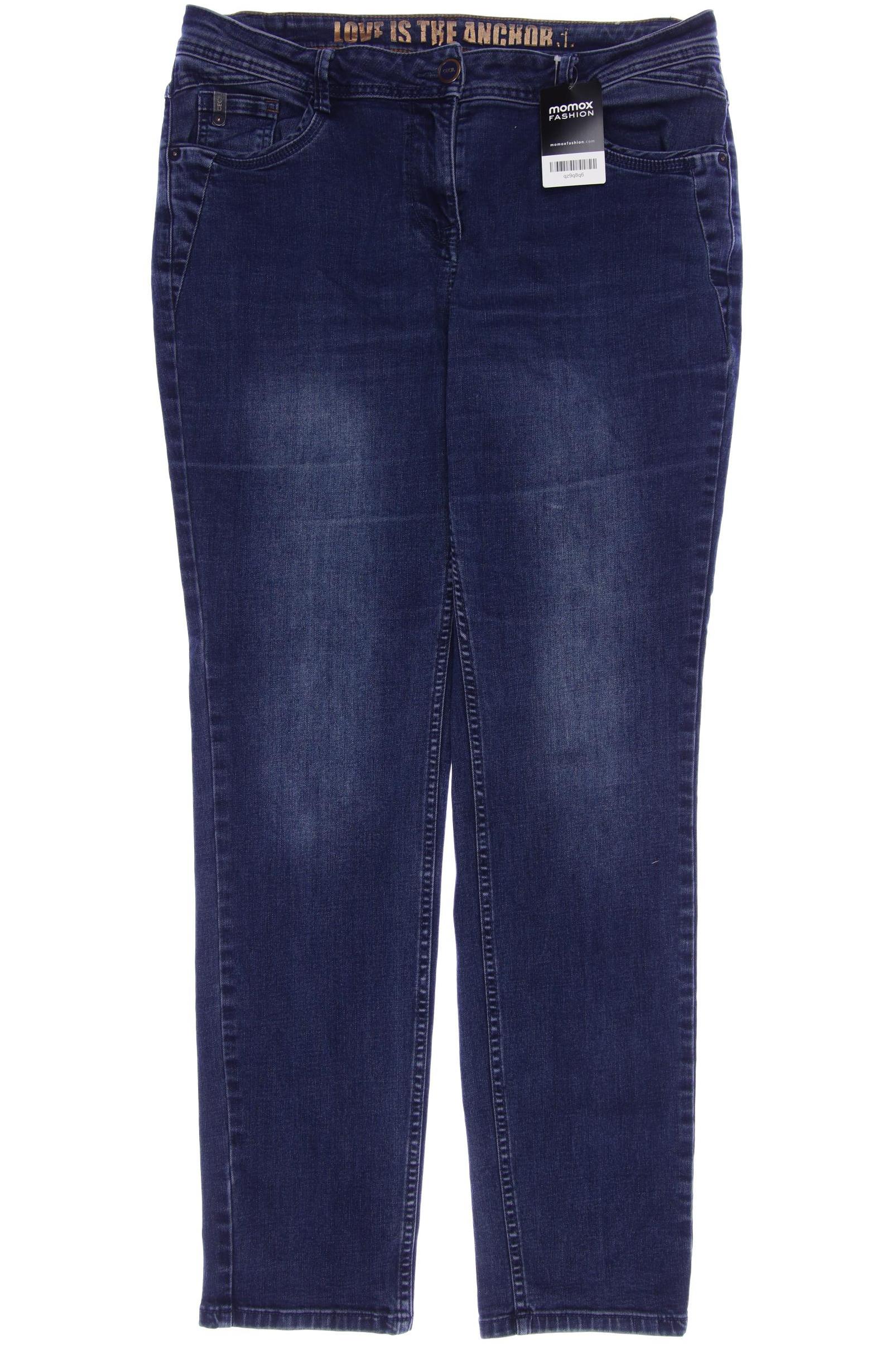 

CECIL Damen Jeans, marineblau