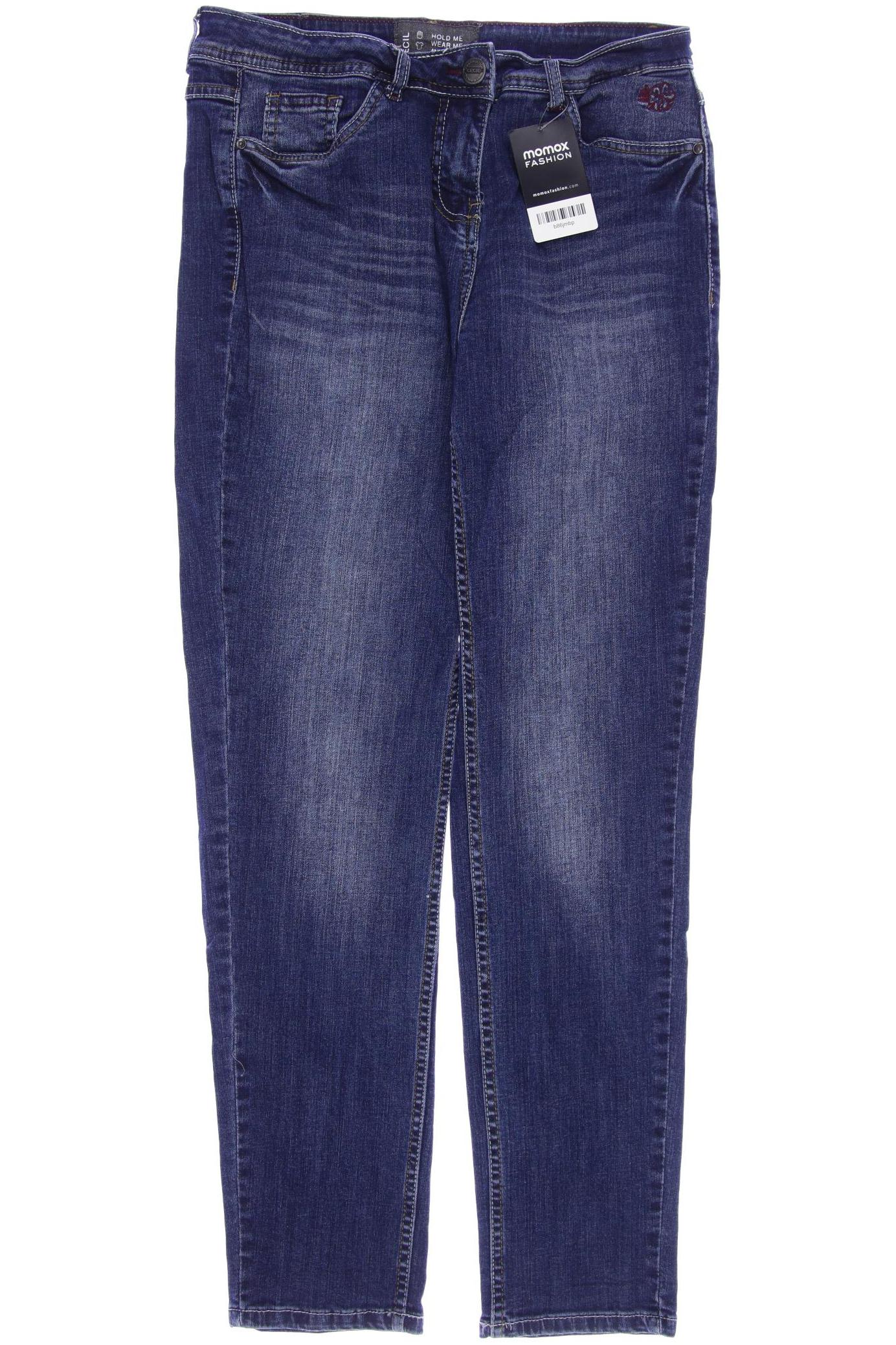 

CECIL Damen Jeans, marineblau