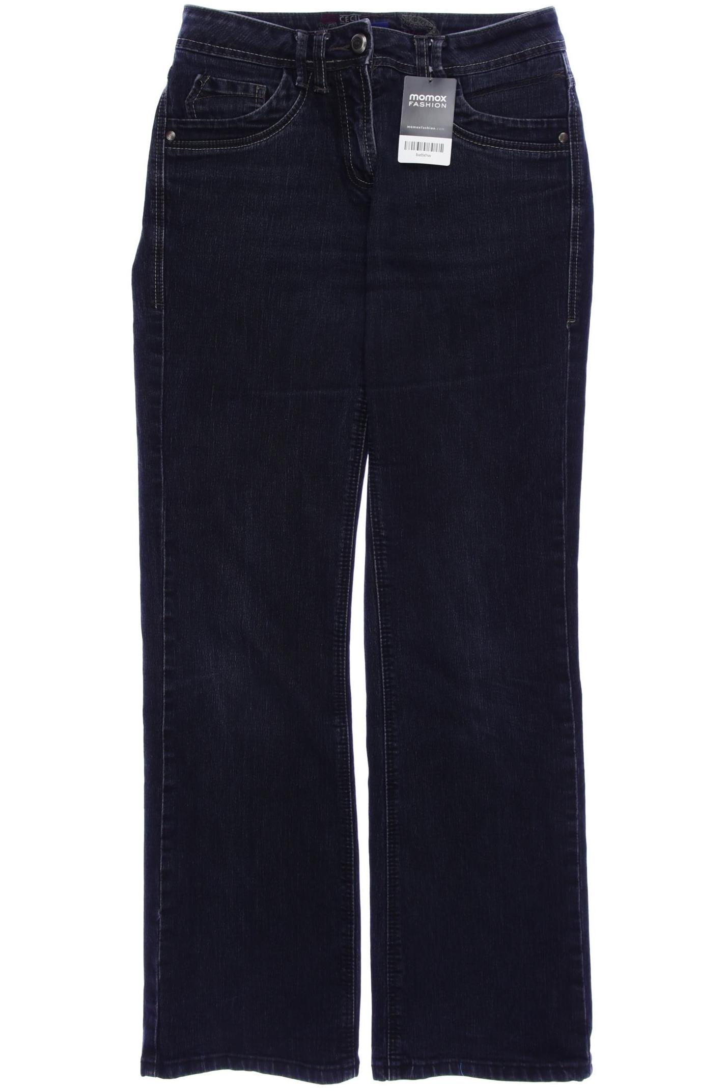 

CECIL Damen Jeans, marineblau