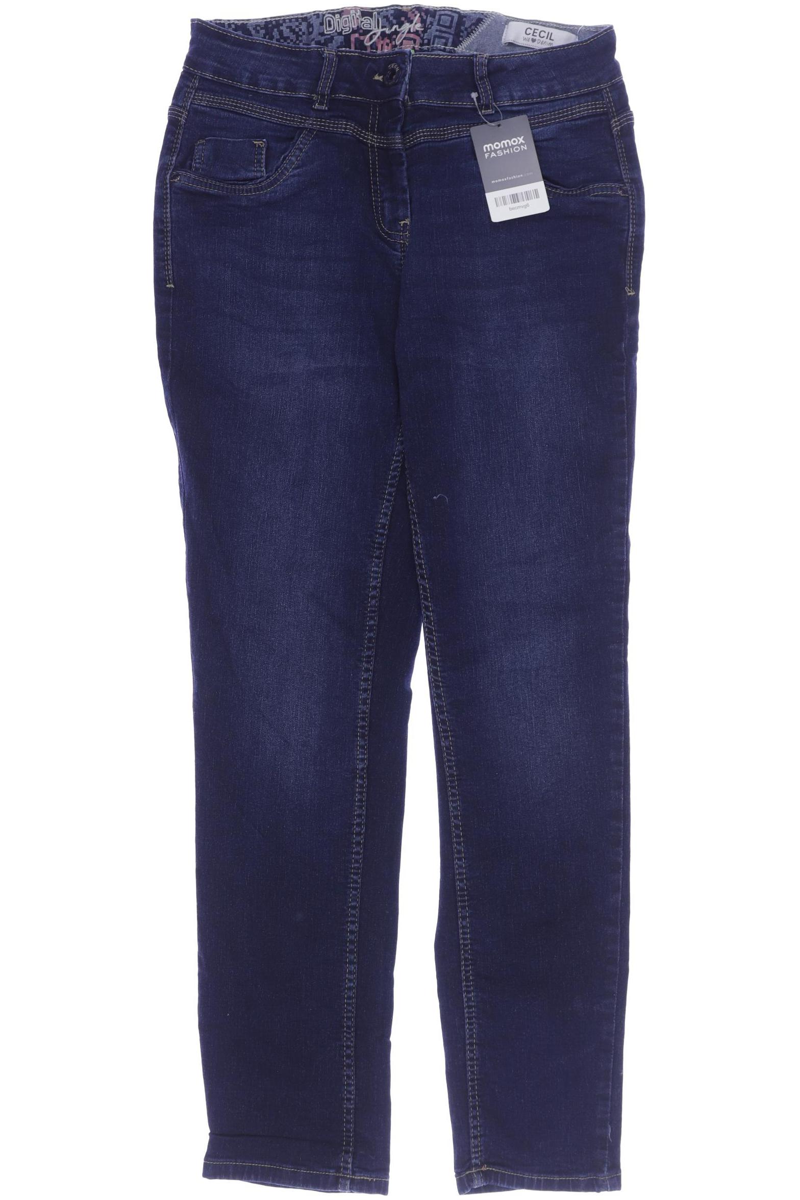 

CECIL Damen Jeans, marineblau
