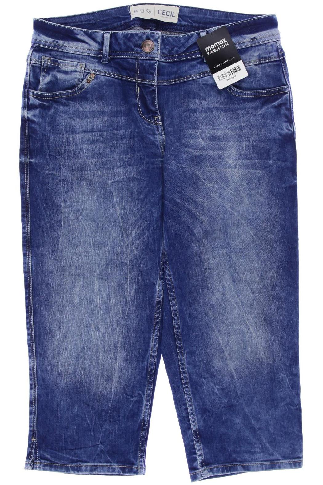

CECIL Damen Jeans, blau