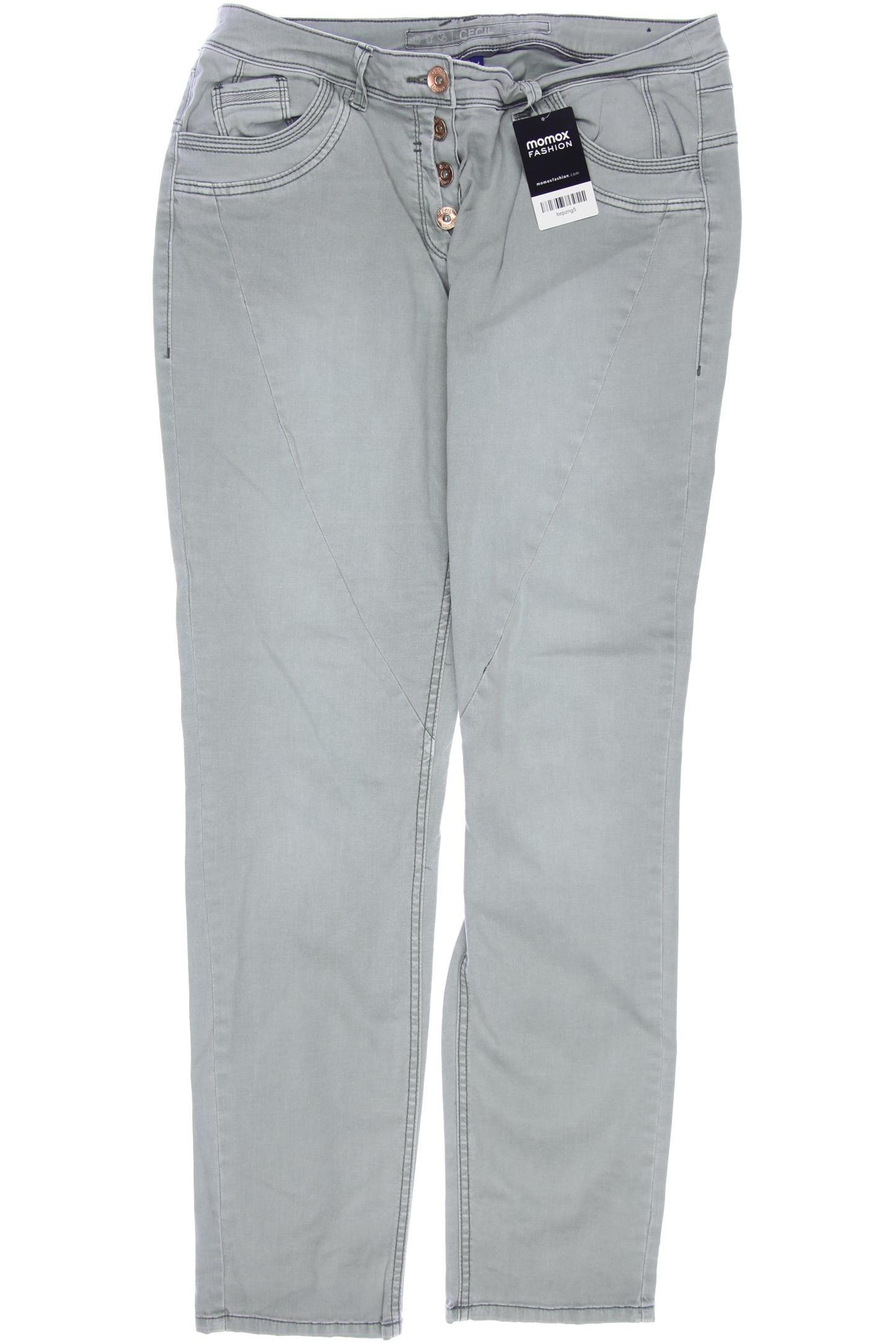 

CECIL Damen Jeans, grün